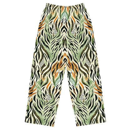 unisex wide-leg pants- Nature Design II