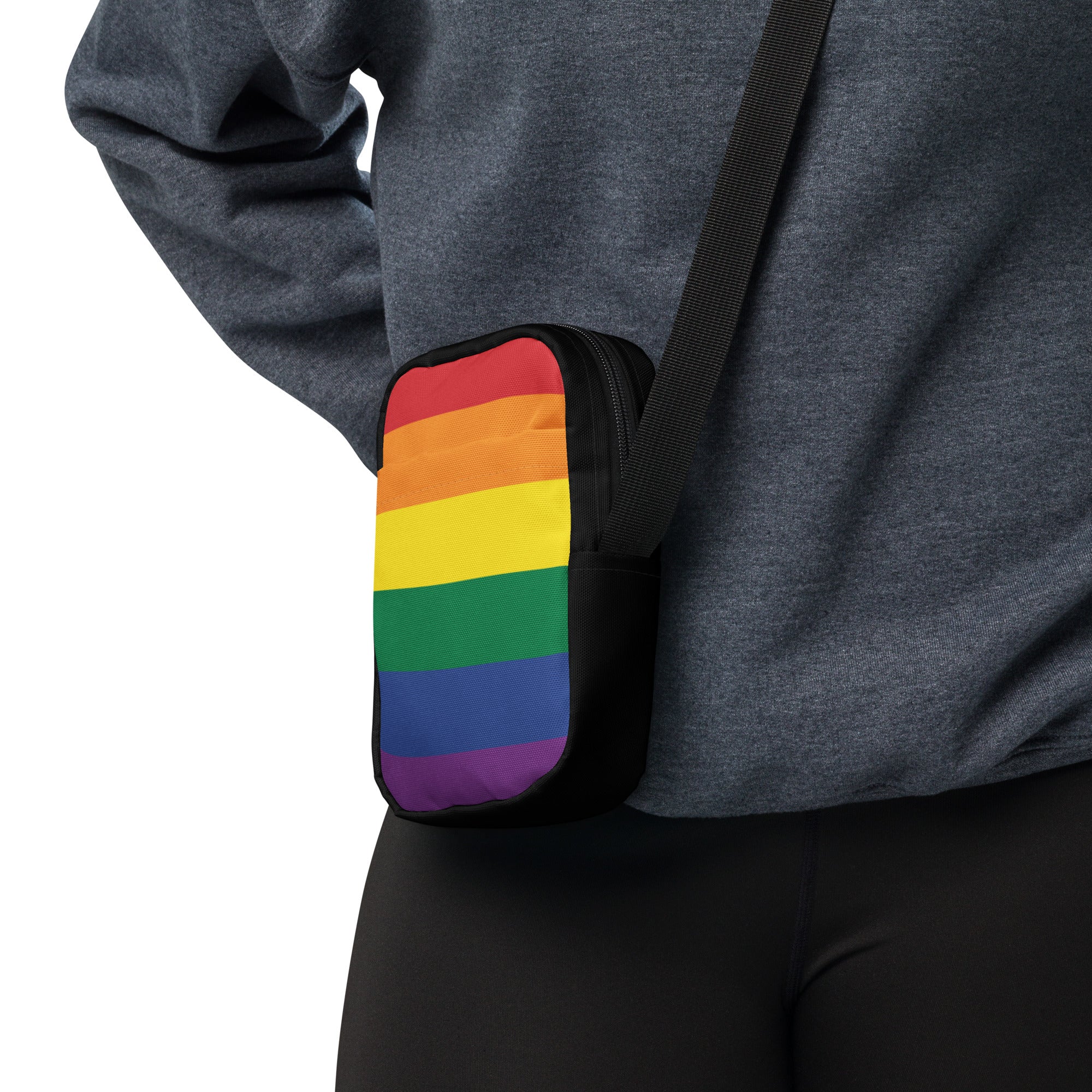 Utility crossbody bag- Pride Rainbow