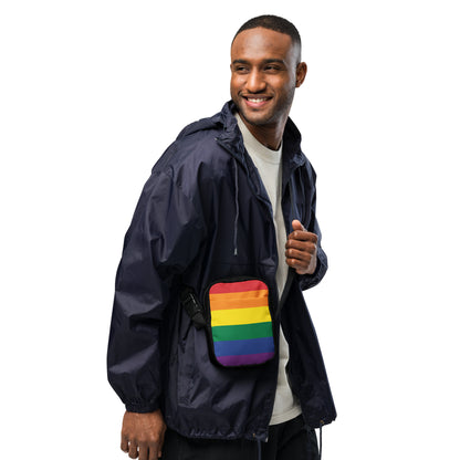 Utility crossbody bag- Pride Rainbow
