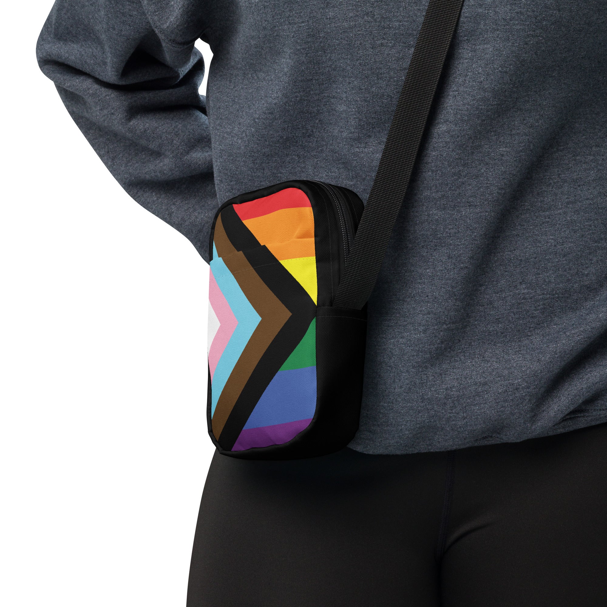 Utility crossbody bag- Progress Pride