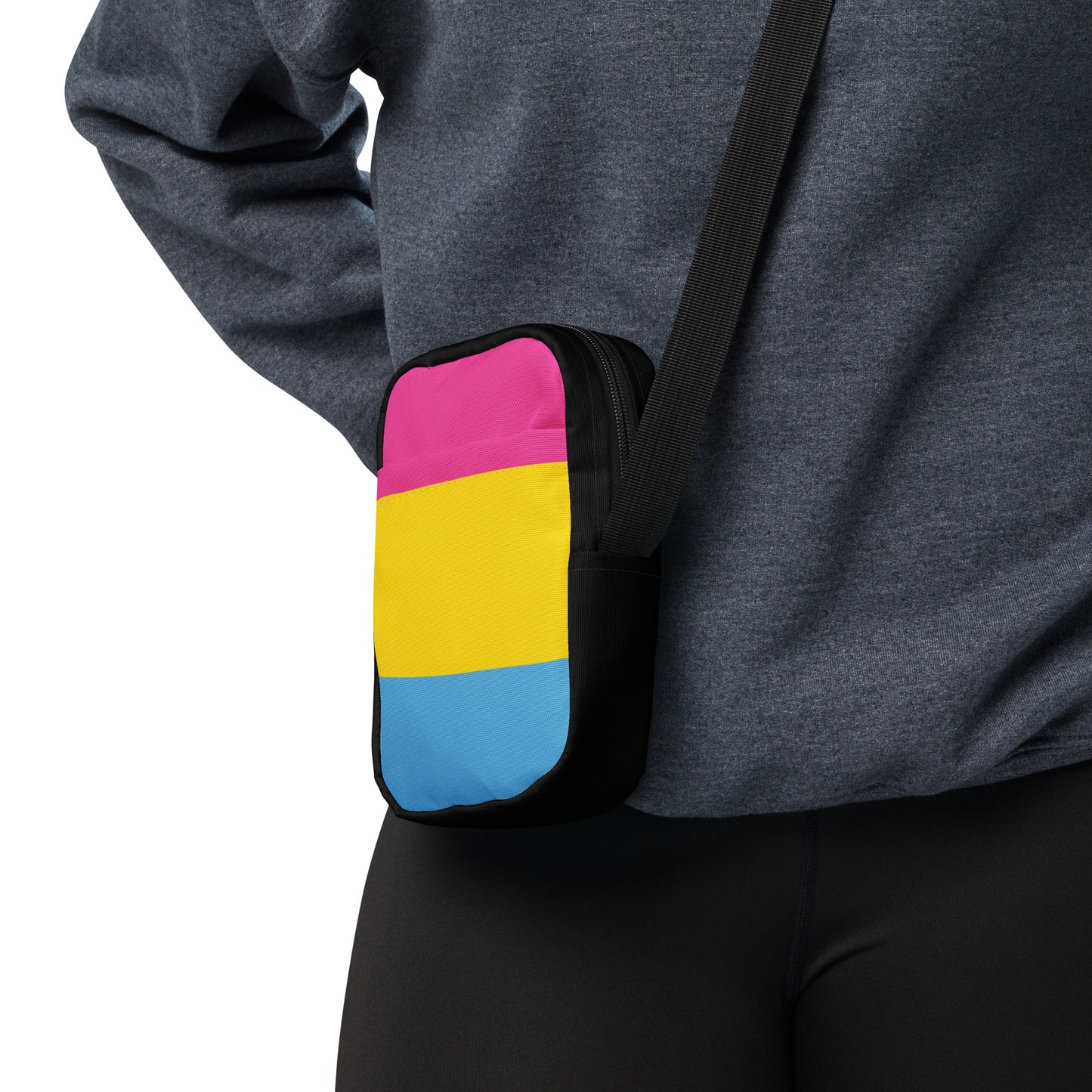 Utility crossbody bag- Pansexual