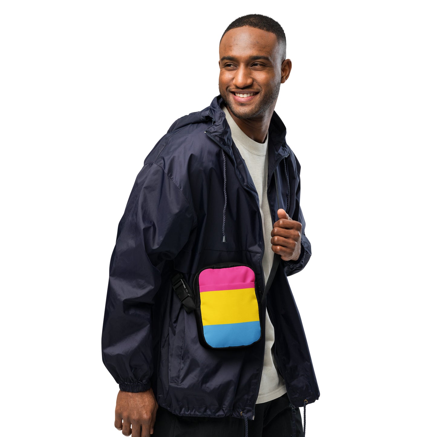 Utility crossbody bag- Pansexual