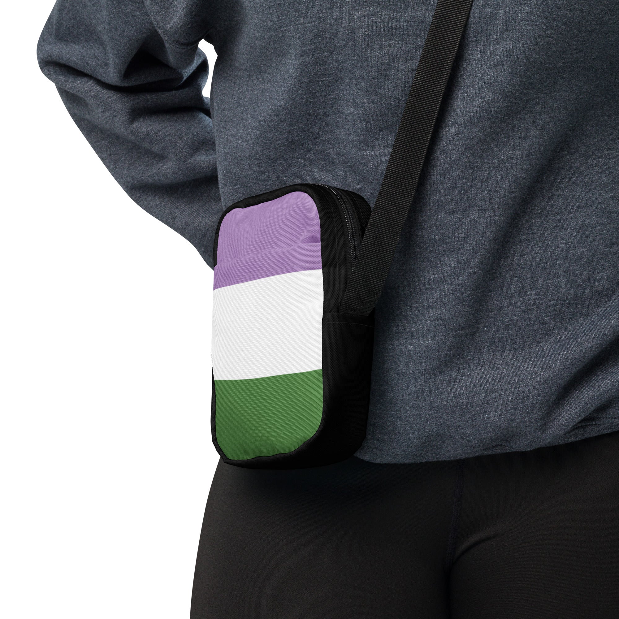 Utility crossbody bag- Genderqueer