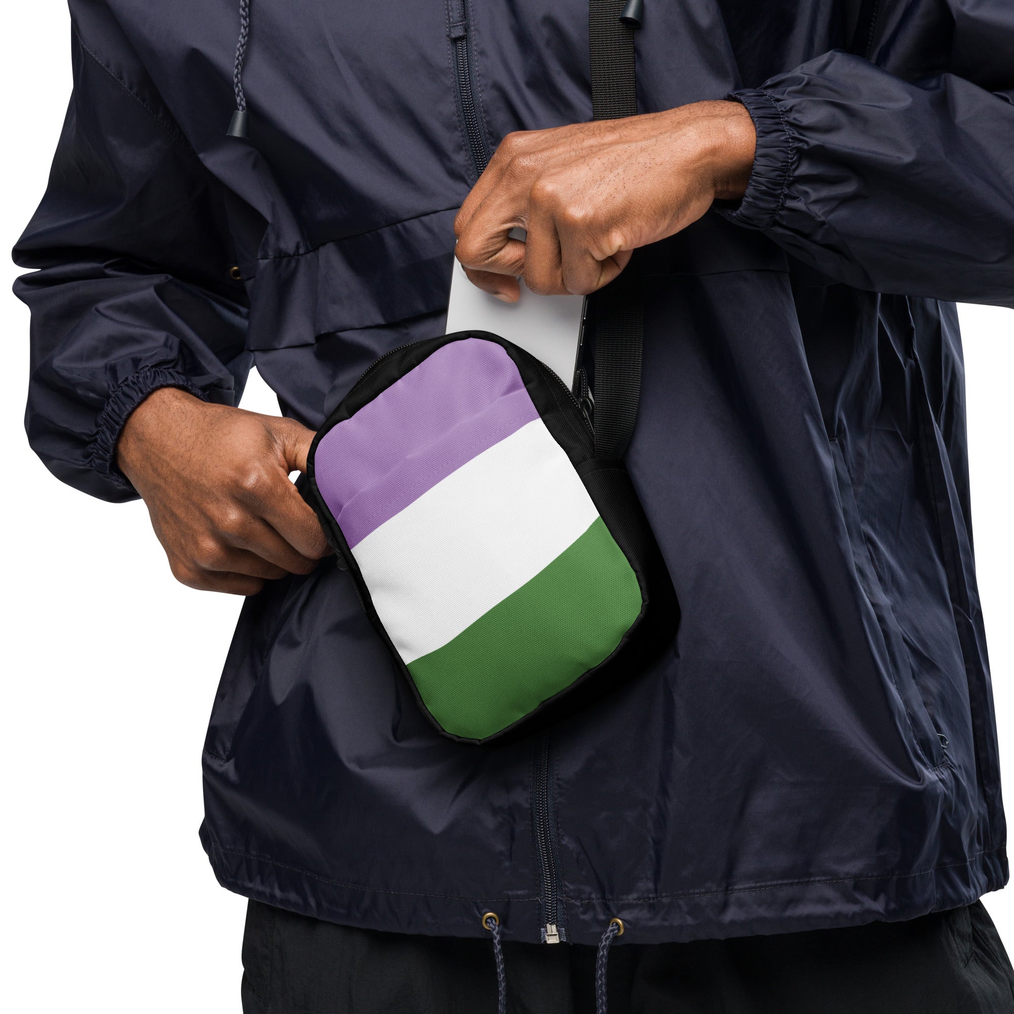 Utility crossbody bag- Genderqueer