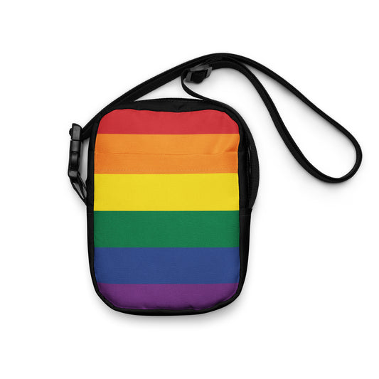 Utility crossbody bag- Pride Rainbow
