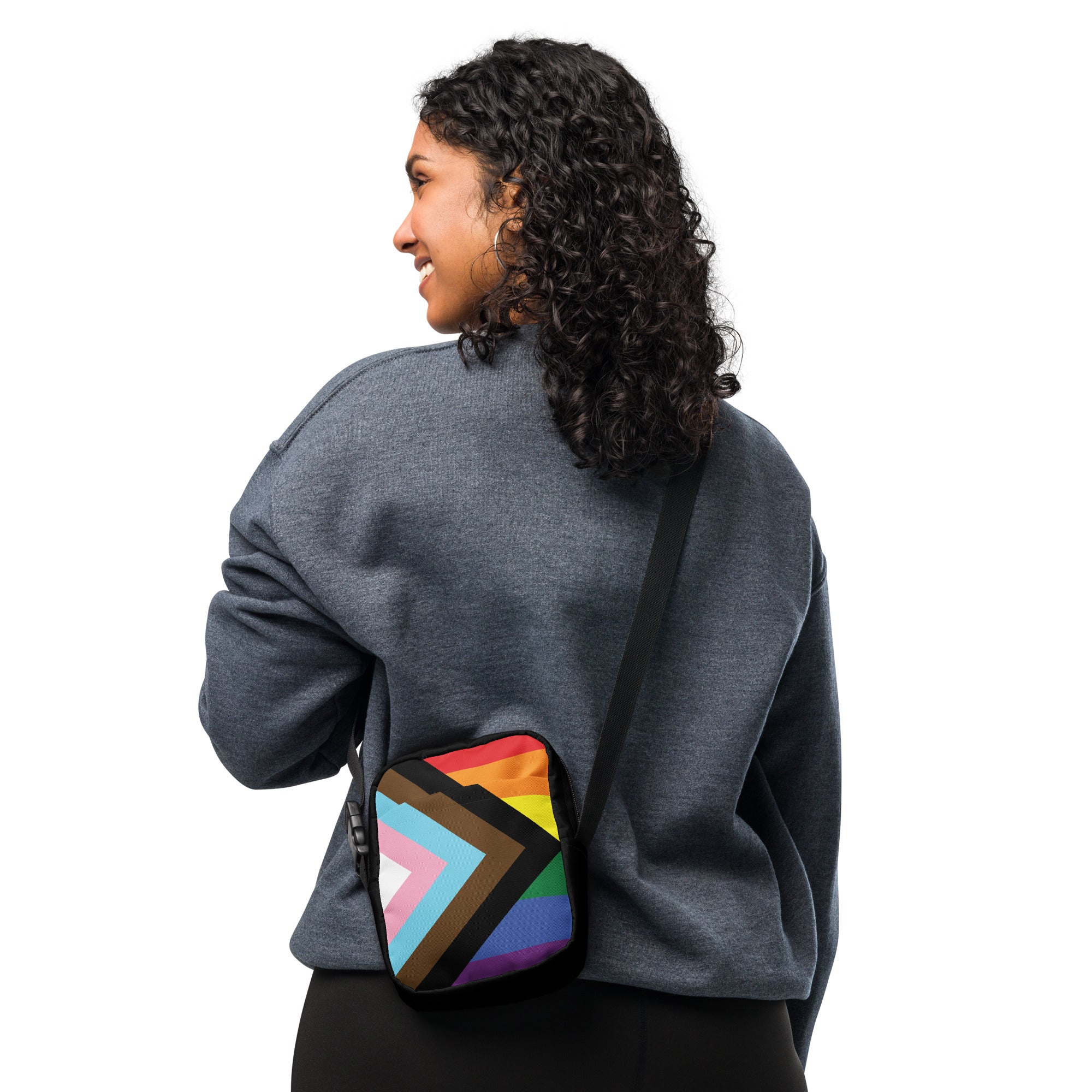 Utility crossbody bag- Progress Pride