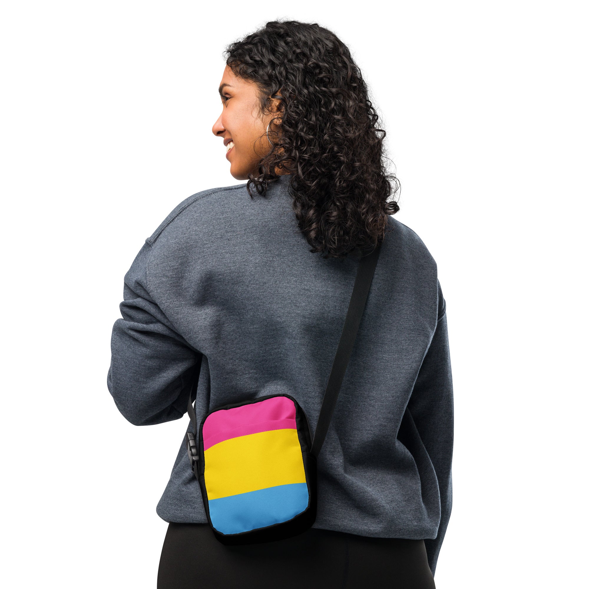 Utility crossbody bag- Pansexual