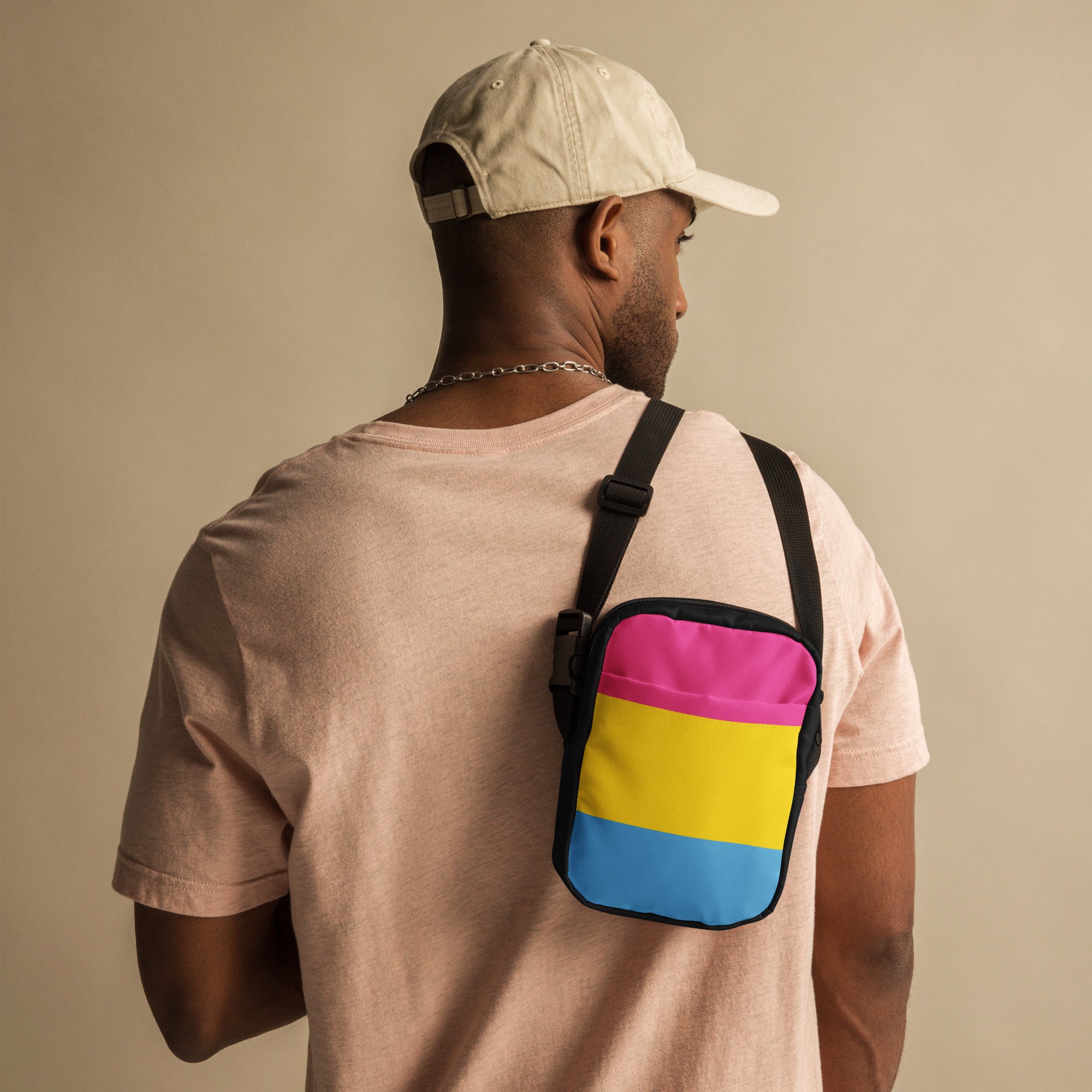 Utility crossbody bag- Pansexual