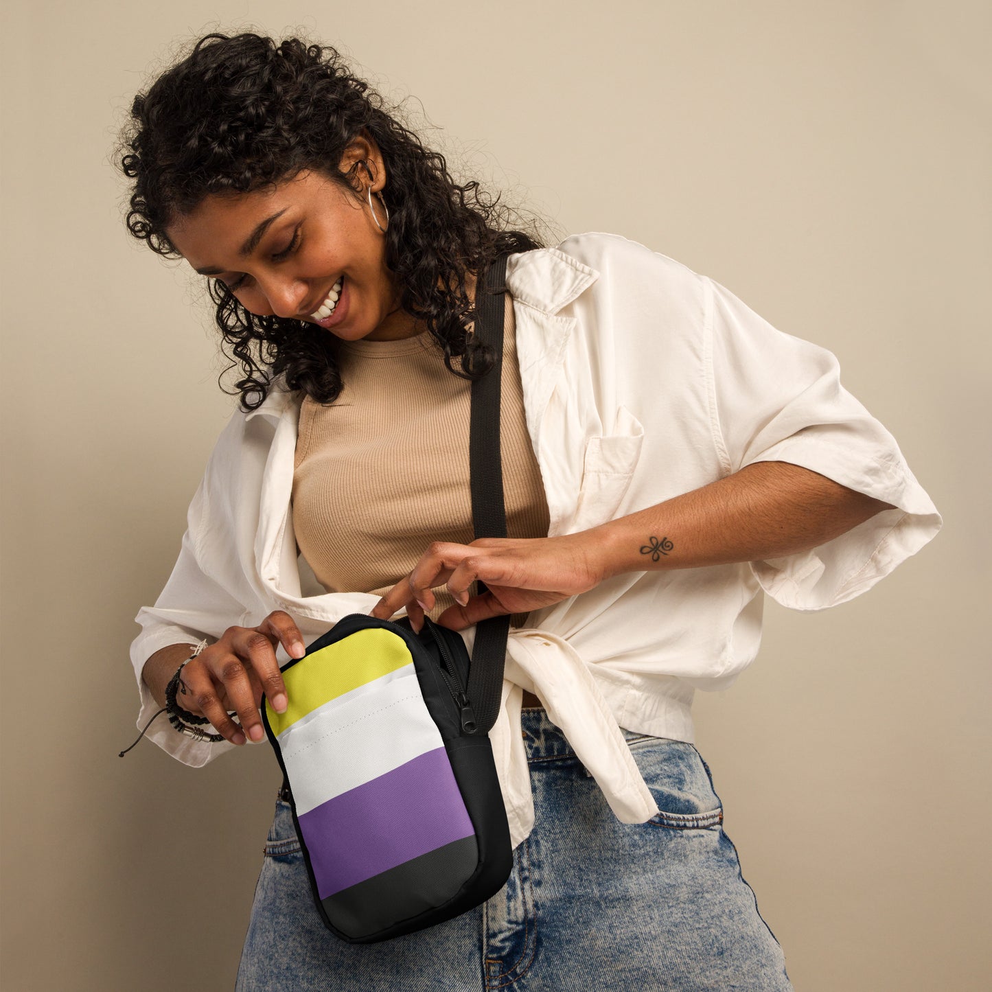 Utility crossbody bag- Nonbinary