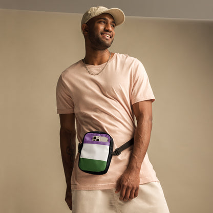 Utility crossbody bag- Genderqueer