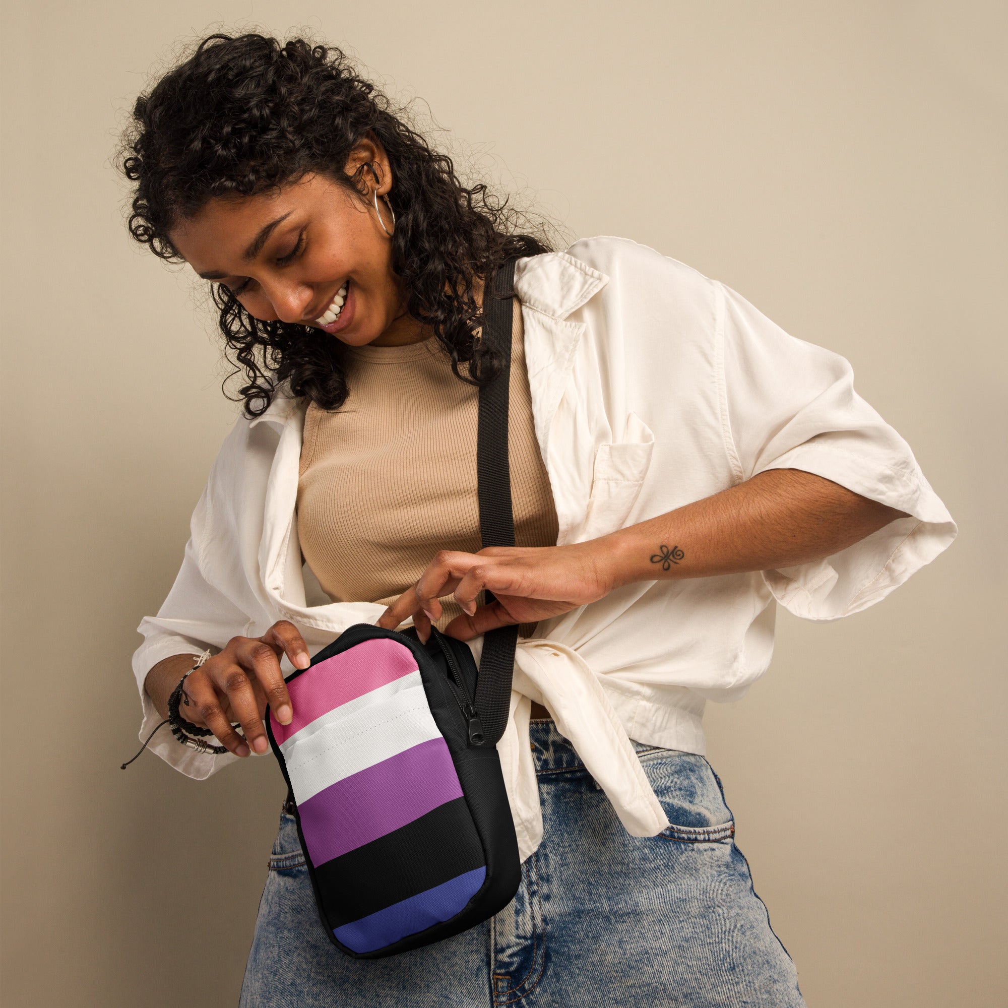 Utility crossbody bag- Genderfluid