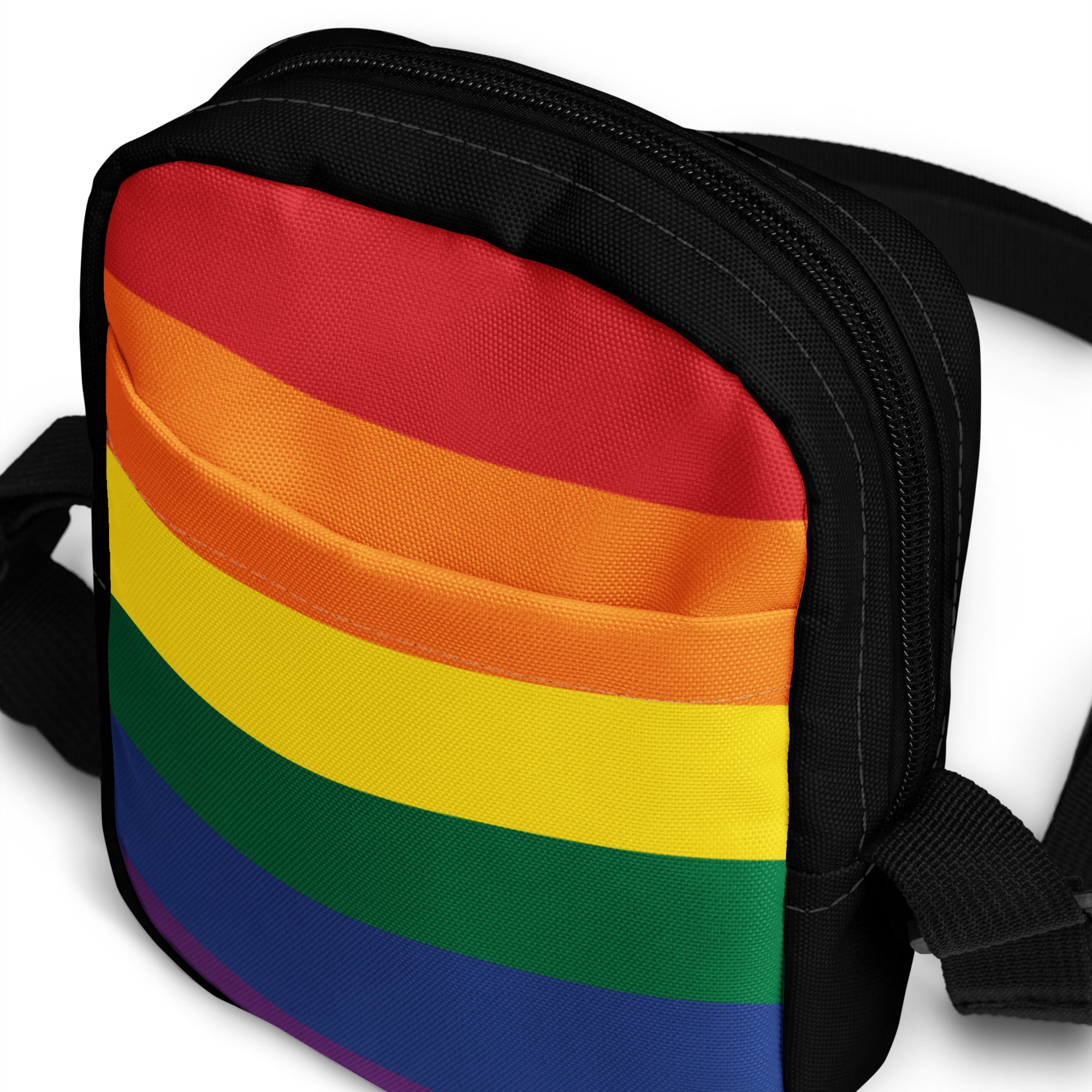 Utility crossbody bag- Pride Rainbow