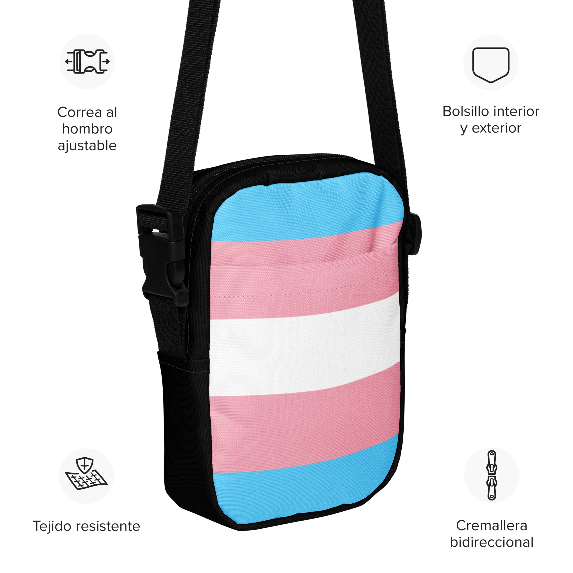 Utility crossbody bag- Transgender