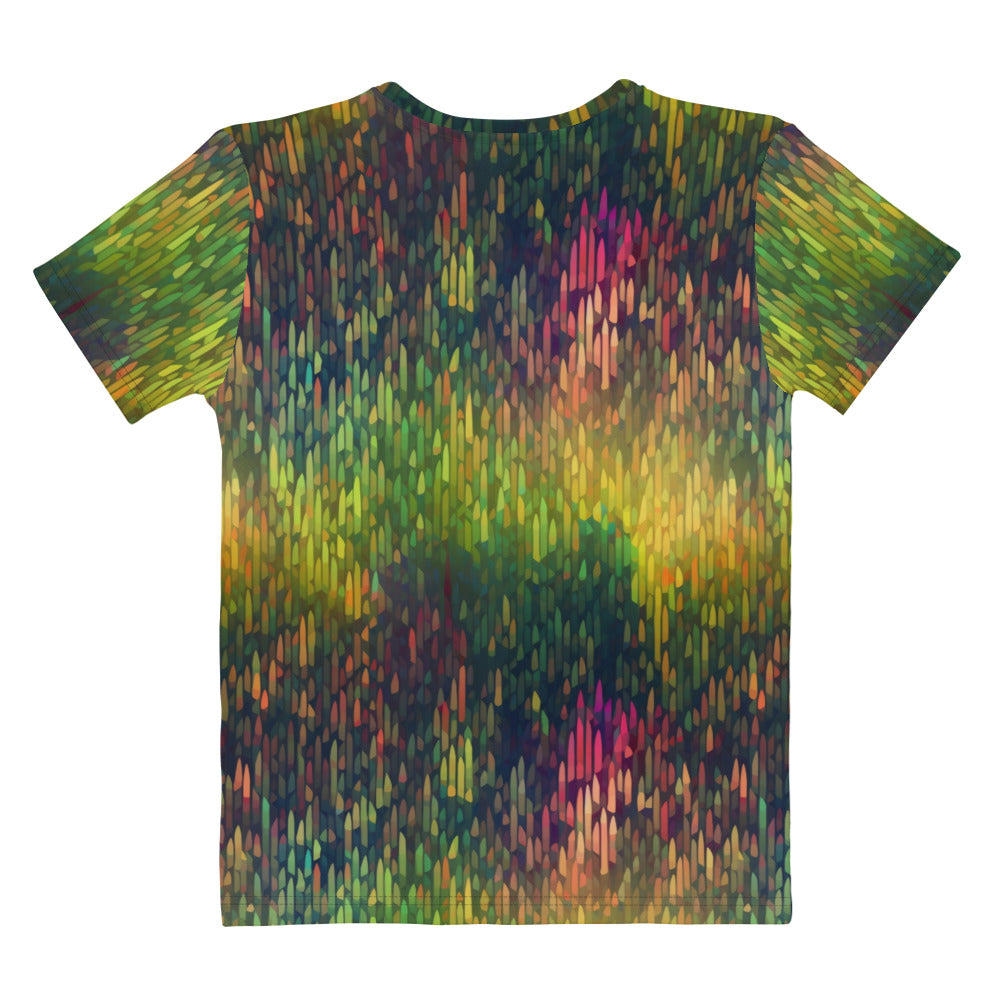 Women's T-shirt- Rainbow Forest Pattern IV