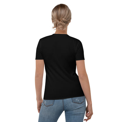 Women's T-shirt- Black Mandala