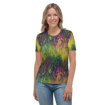 Women's T-shirt- Rainbow Forest Pattern IV