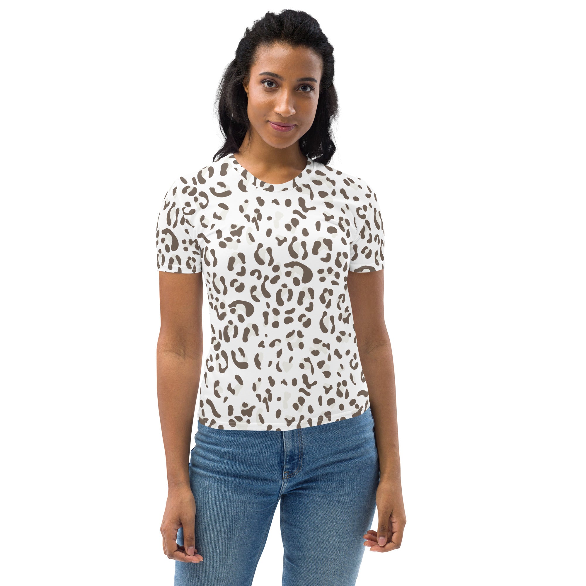 Women's T-shirt- Leopard Skin I