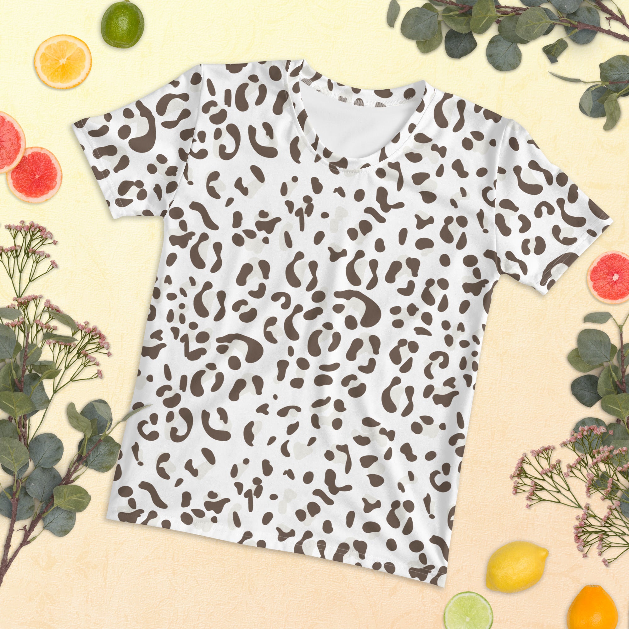 Women's T-shirt- Leopard Skin I