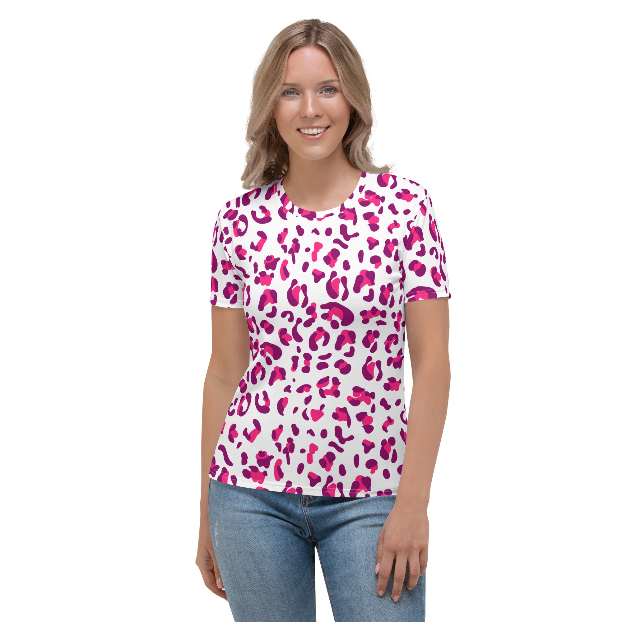 Women's T-shirt- Leopard skin VII