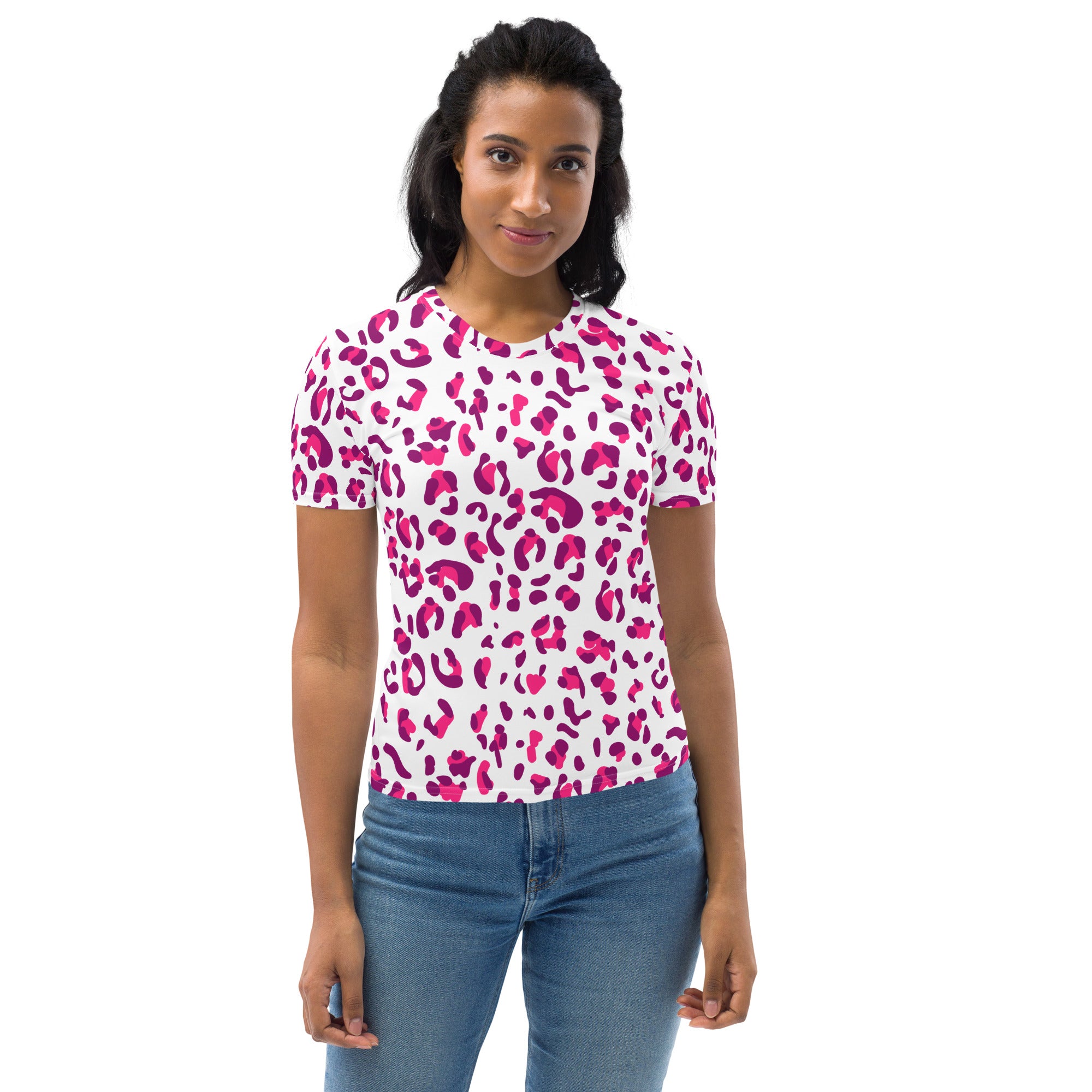 Women's T-shirt- Leopard skin VII