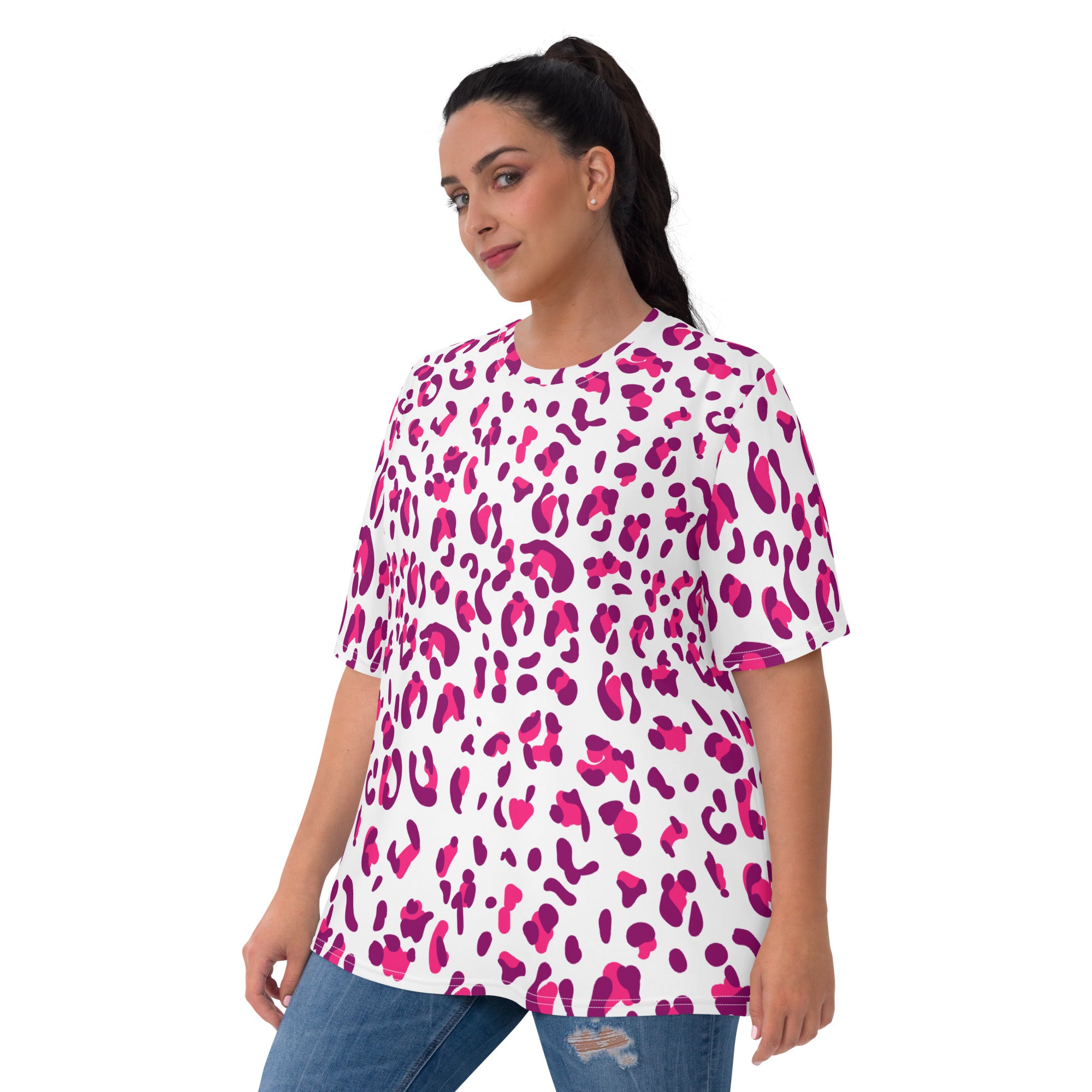 Women's T-shirt- Leopard skin VII