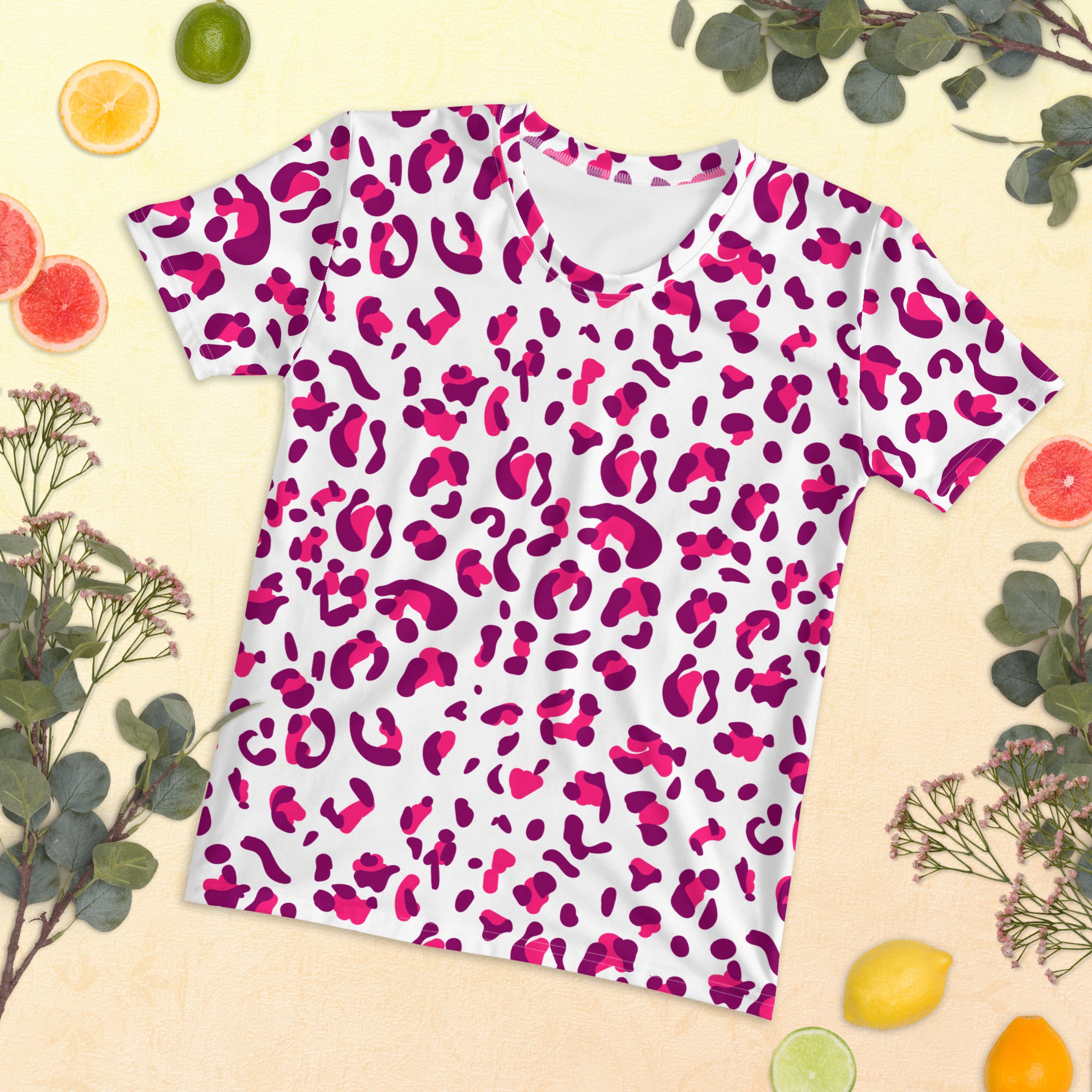 Women's T-shirt- Leopard skin VII