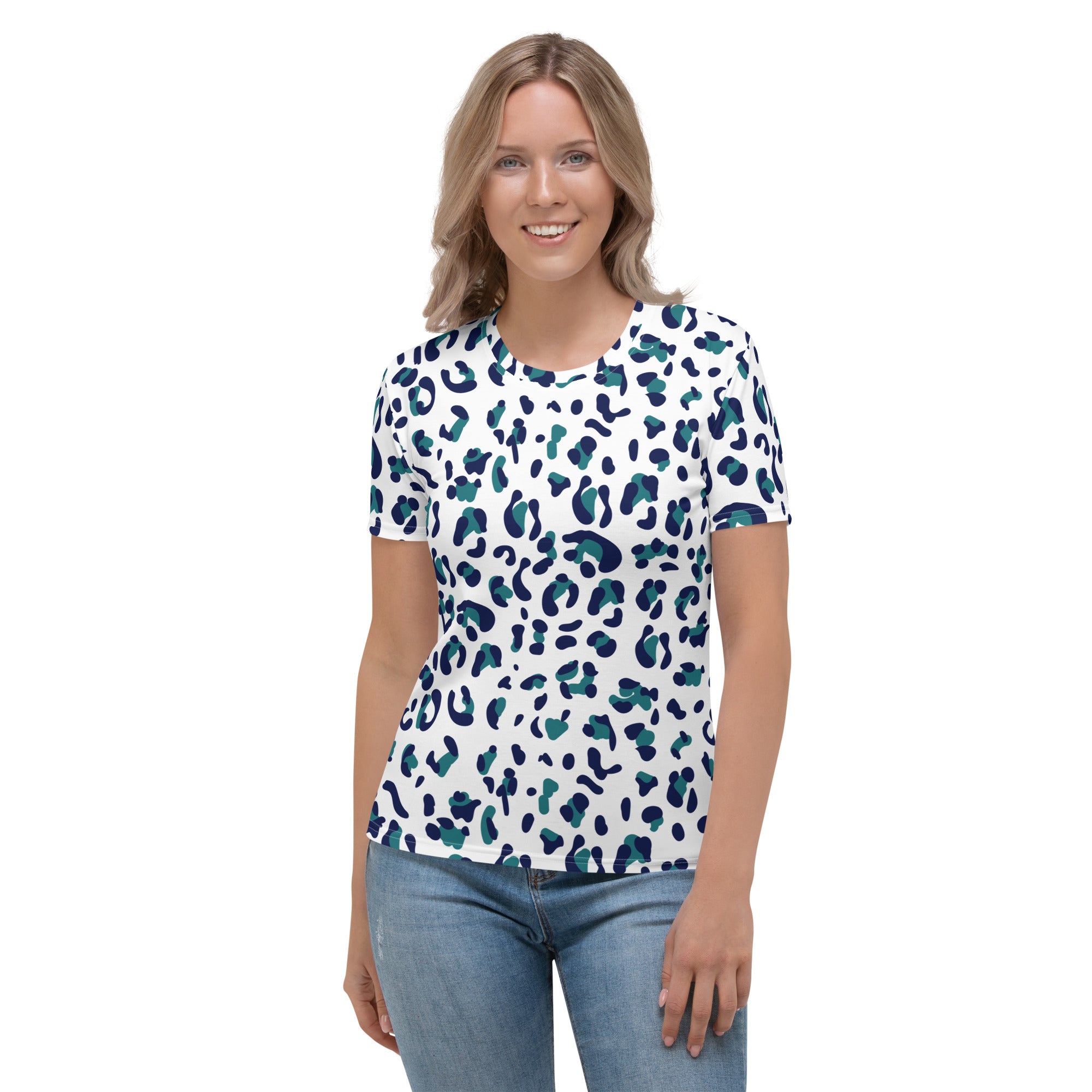 Women's T-shirt- Leopard skin VI