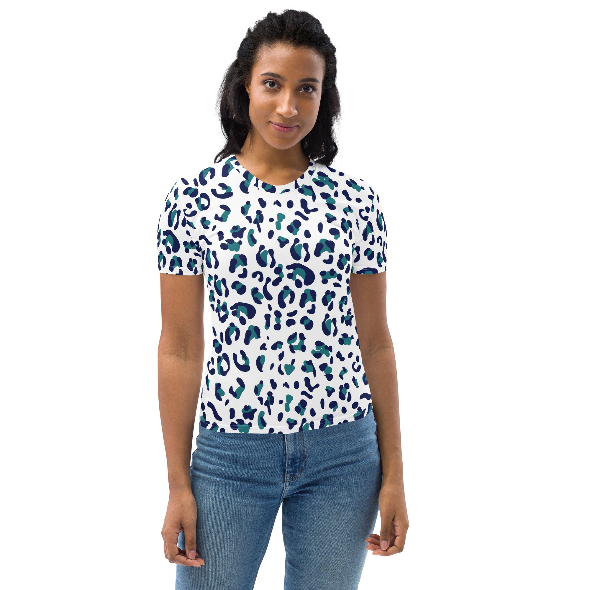 Women's T-shirt- Leopard skin VI