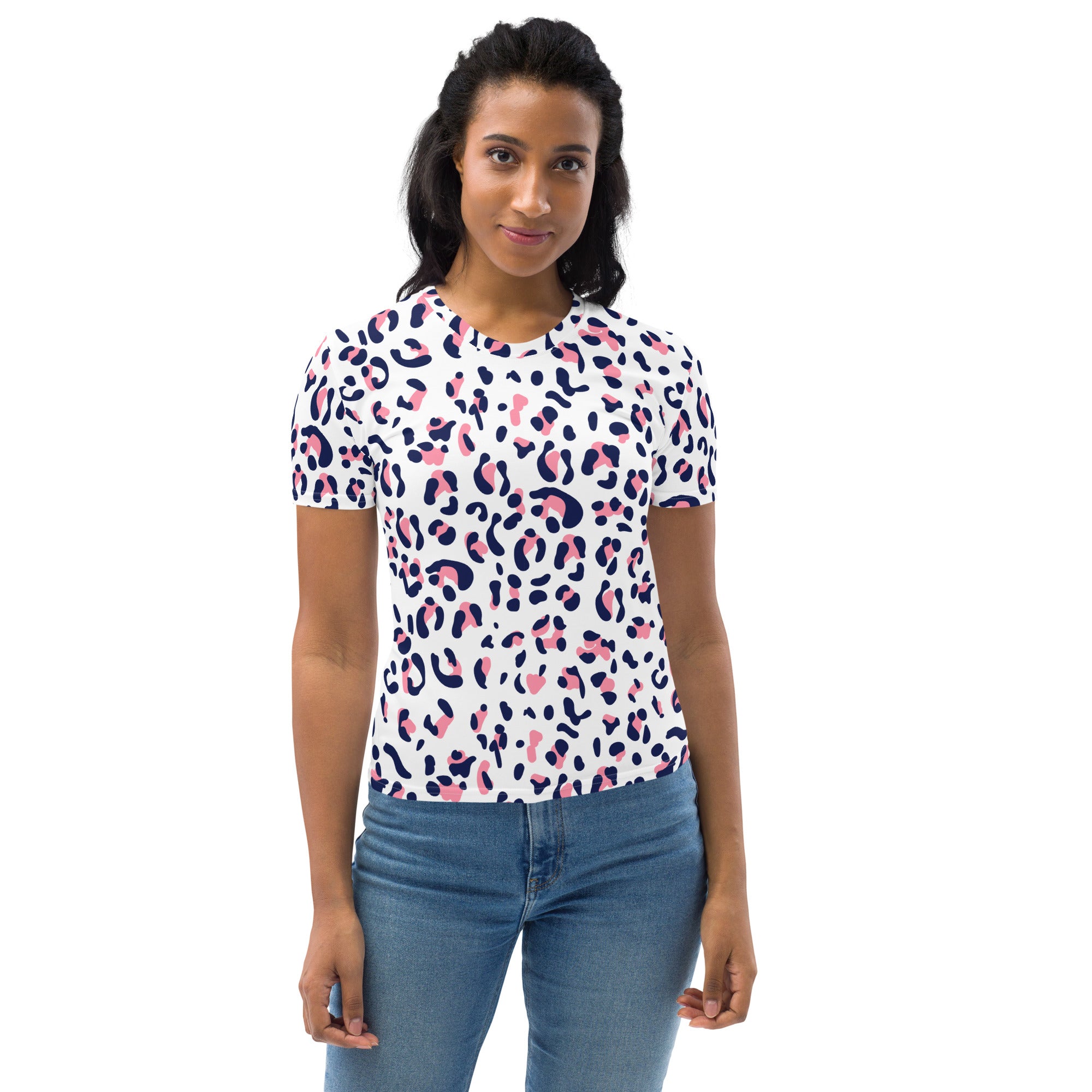 Women's T-shirt- Leopard skin IV