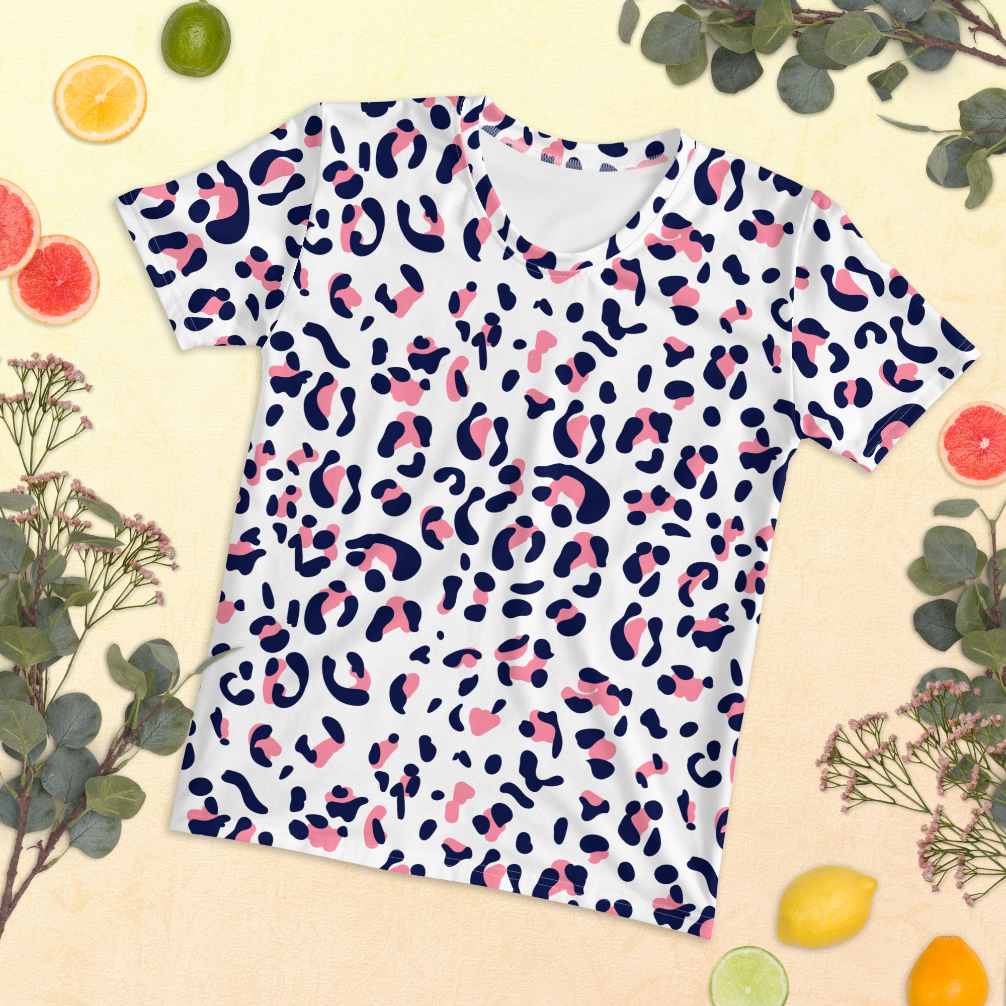 Women's T-shirt- Leopard skin IV