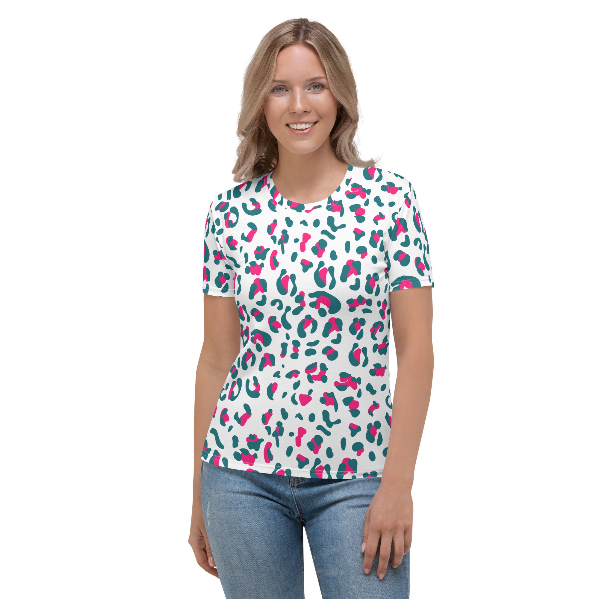 Women's T-shirt- Leopard skin I