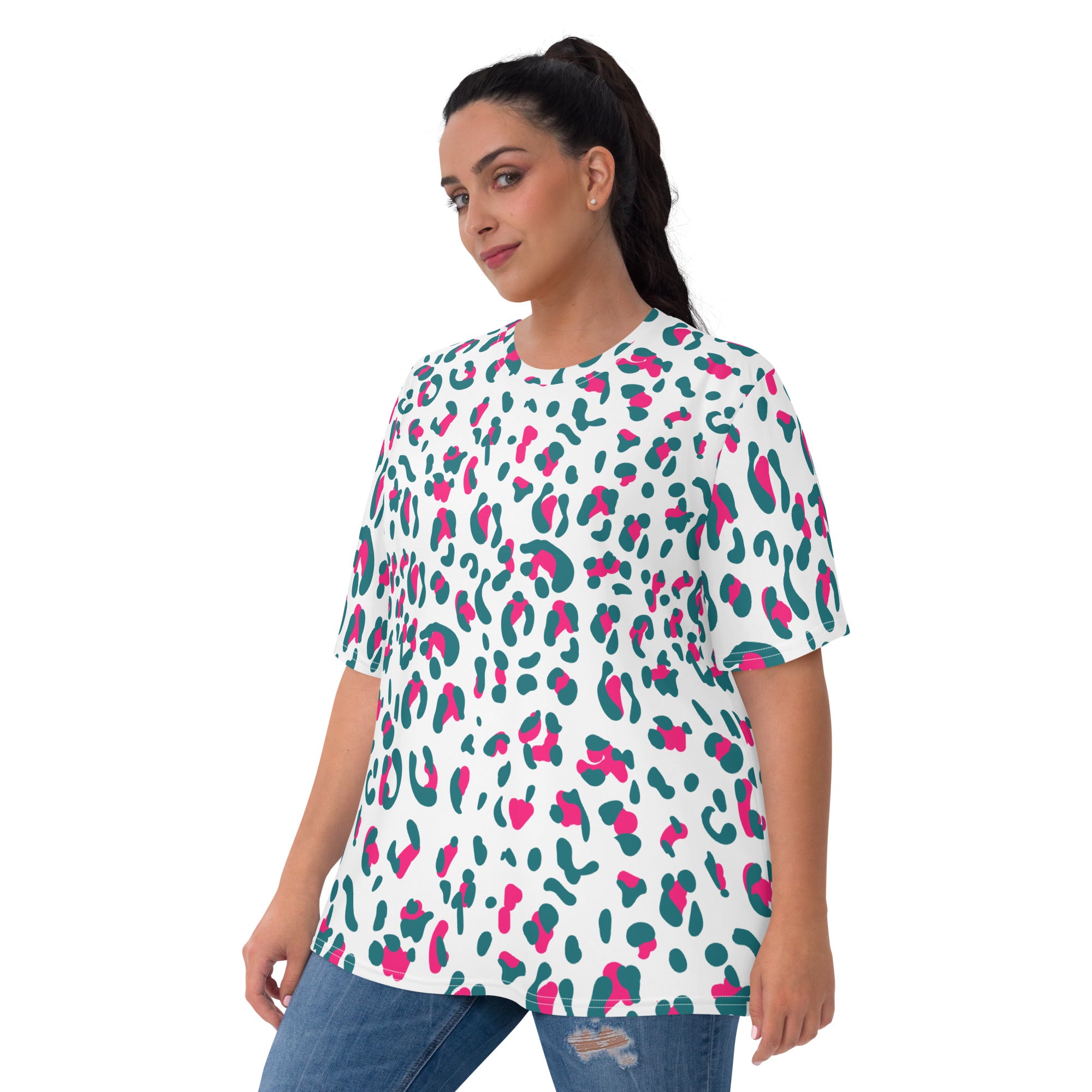 Women's T-shirt- Leopard skin I