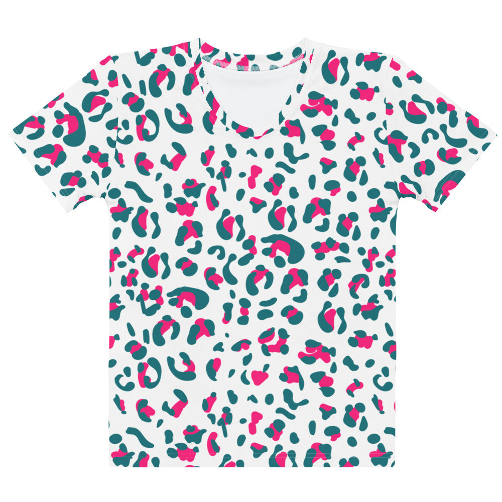 Women's T-shirt- Leopard skin I