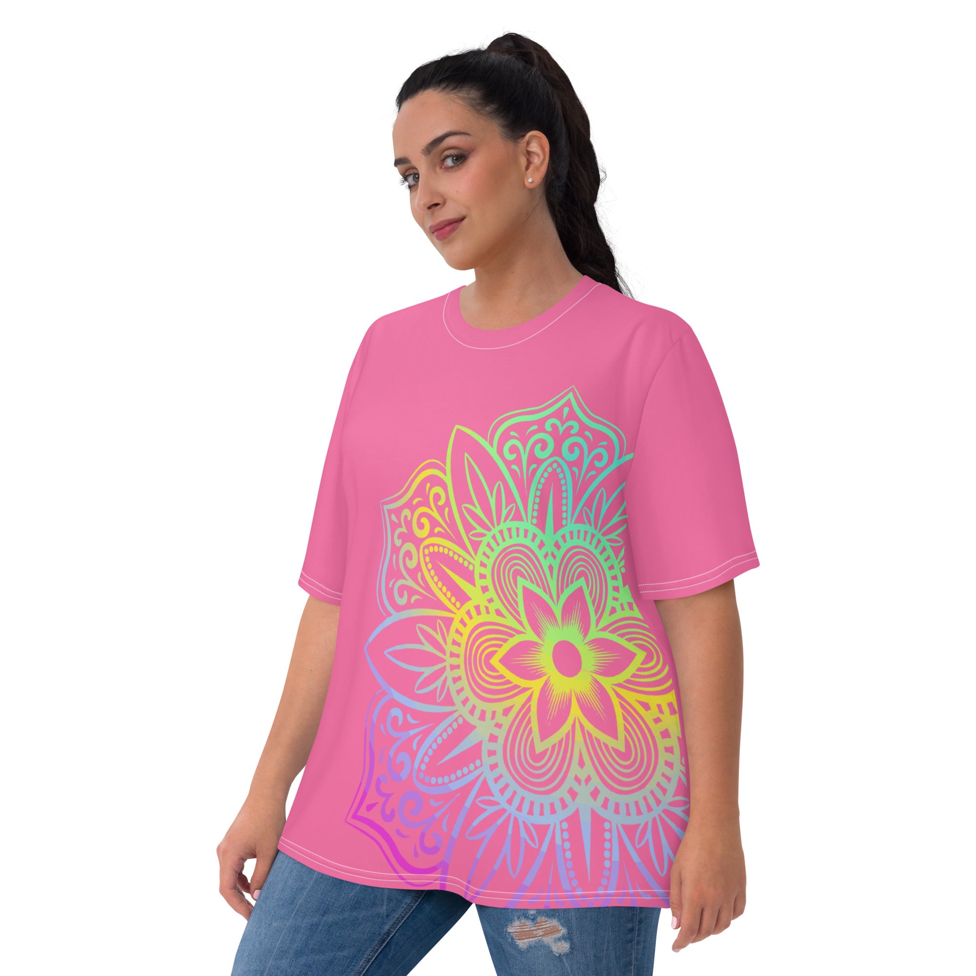 Women's T-shirt- Rose Mandala