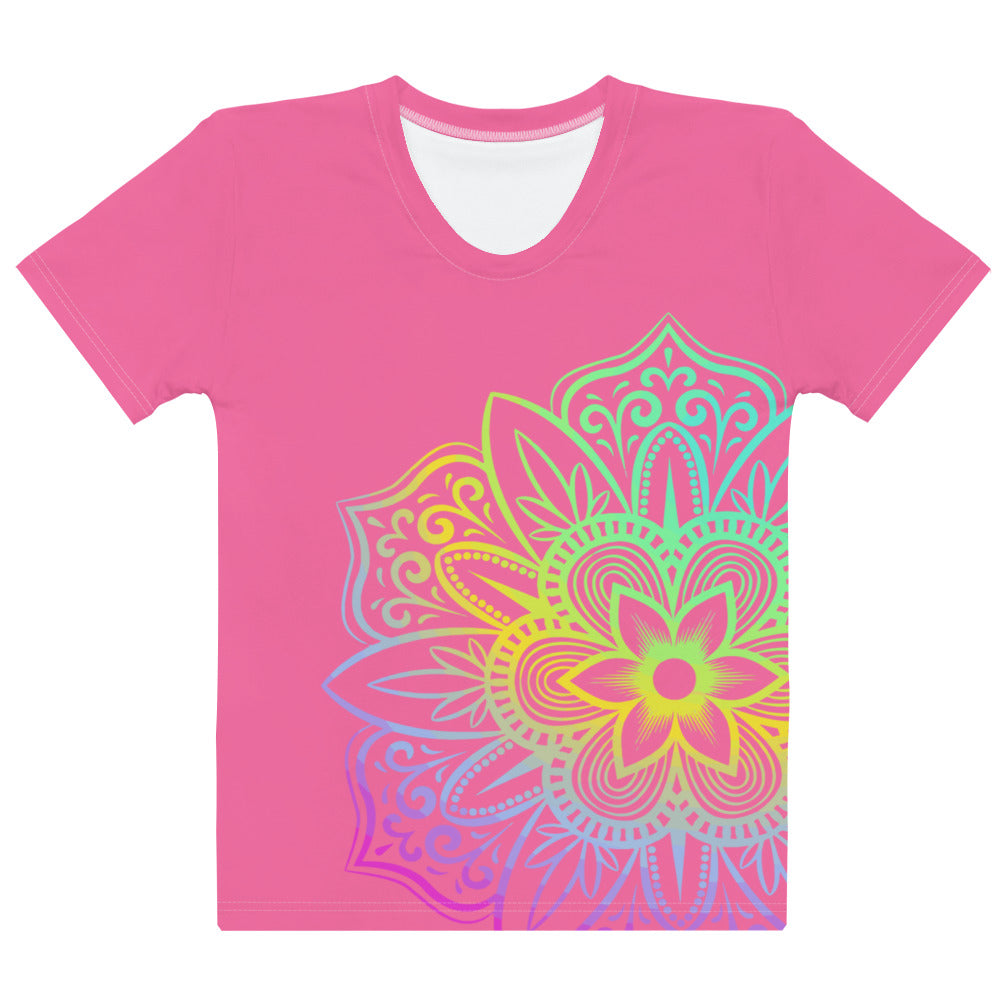 Women's T-shirt- Rose Mandala