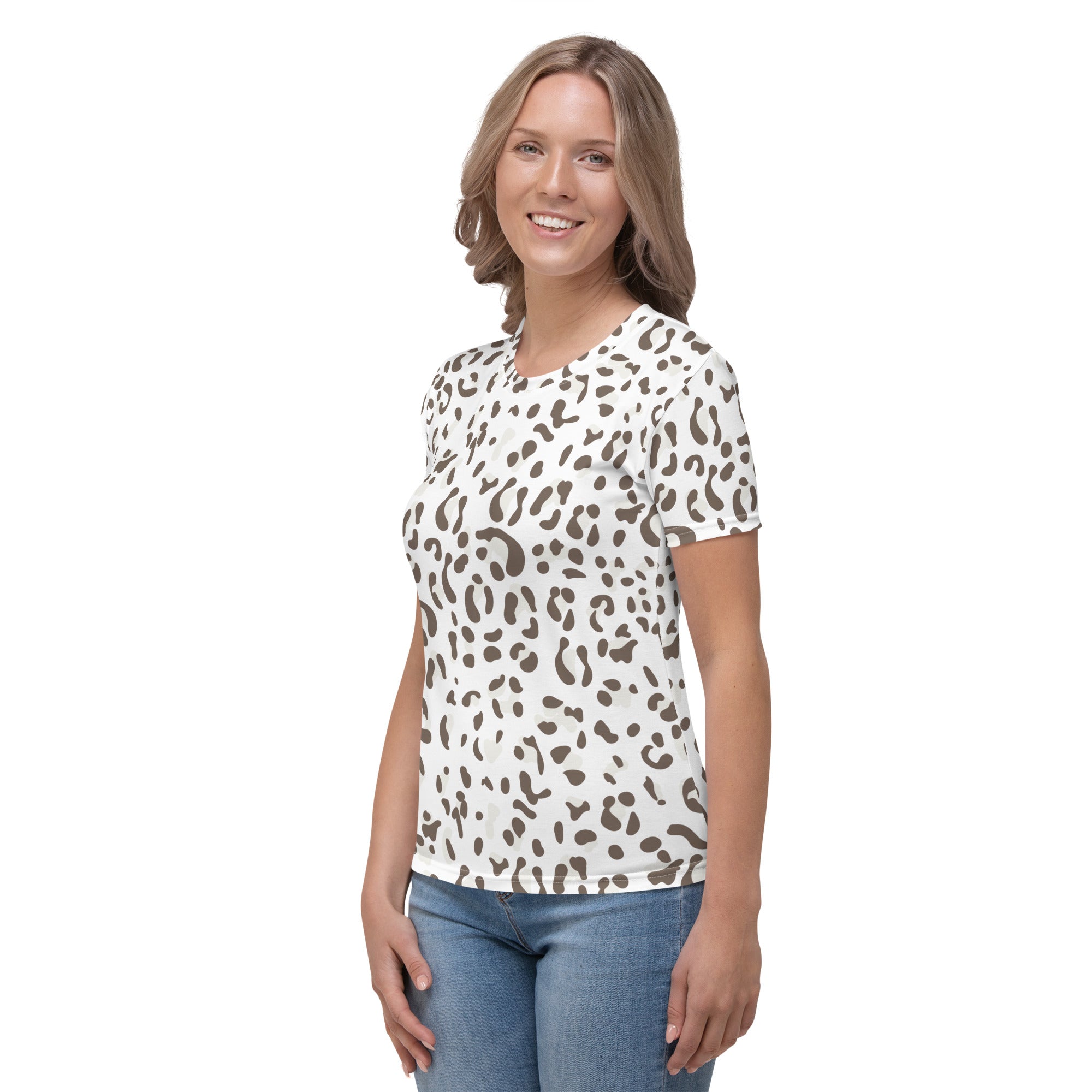 Women's T-shirt- Leopard Skin I