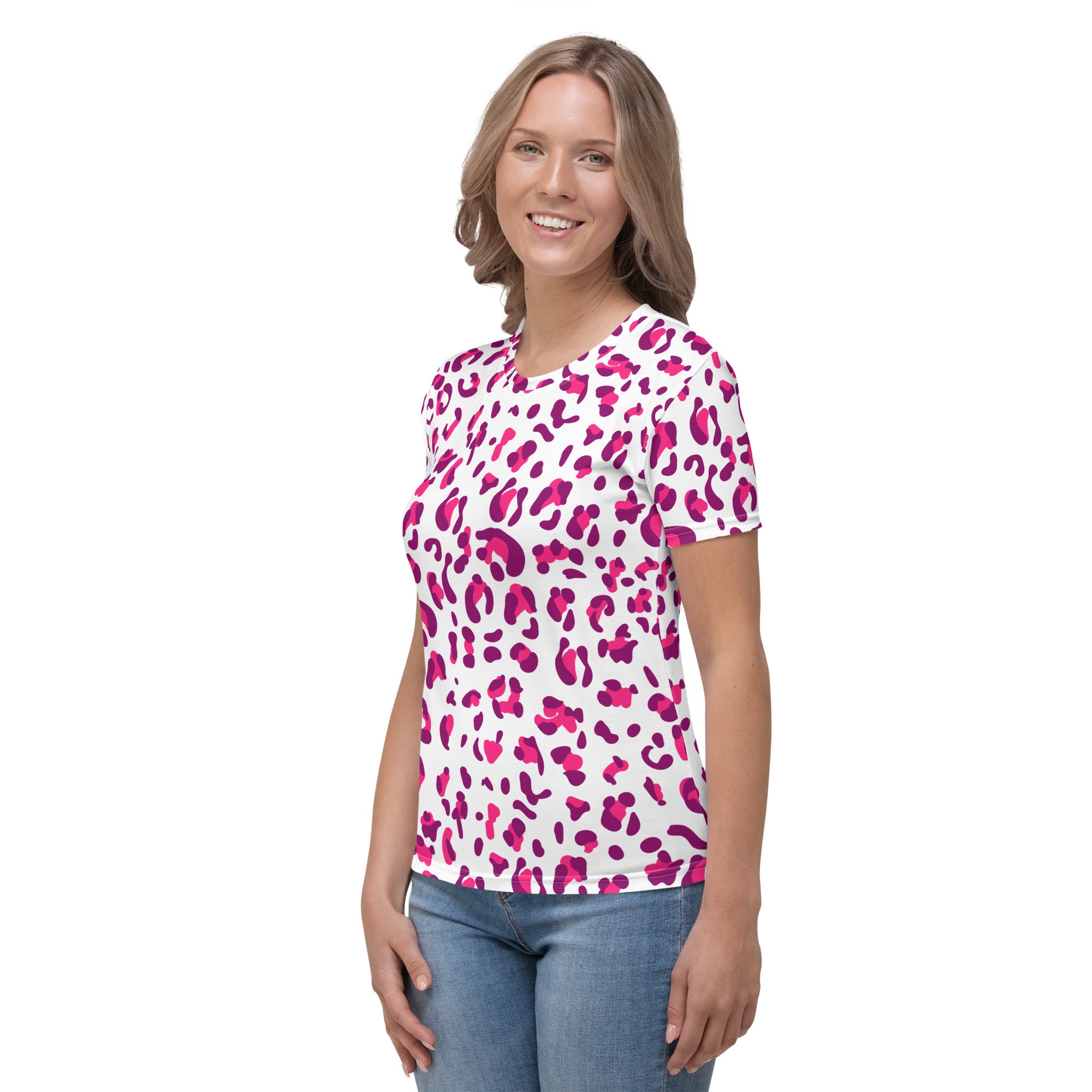 Women's T-shirt- Leopard skin VII