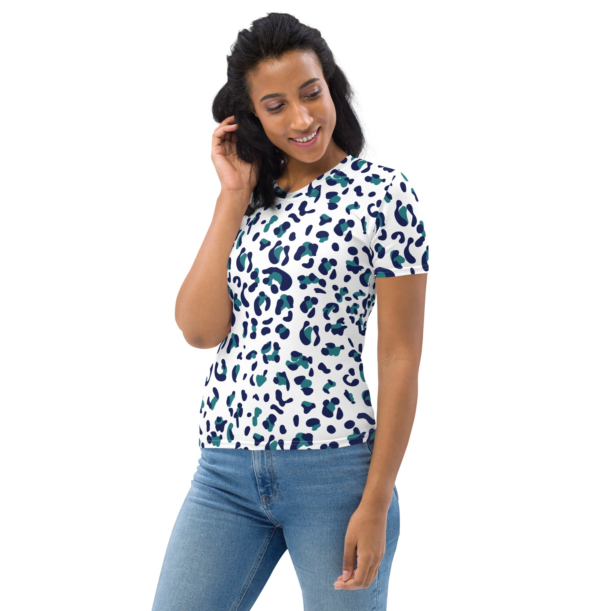 Women's T-shirt- Leopard skin VI