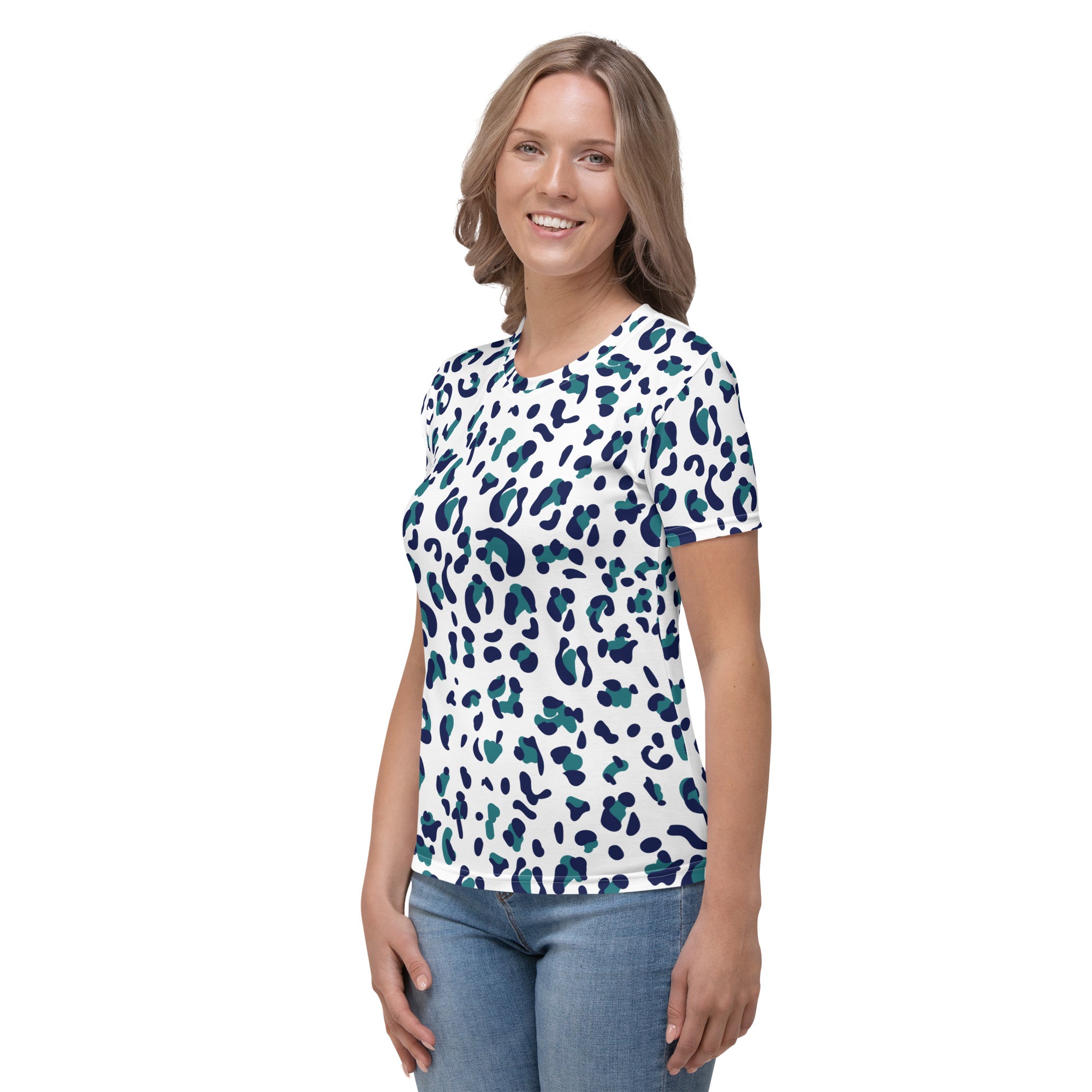 Women's T-shirt- Leopard skin VI