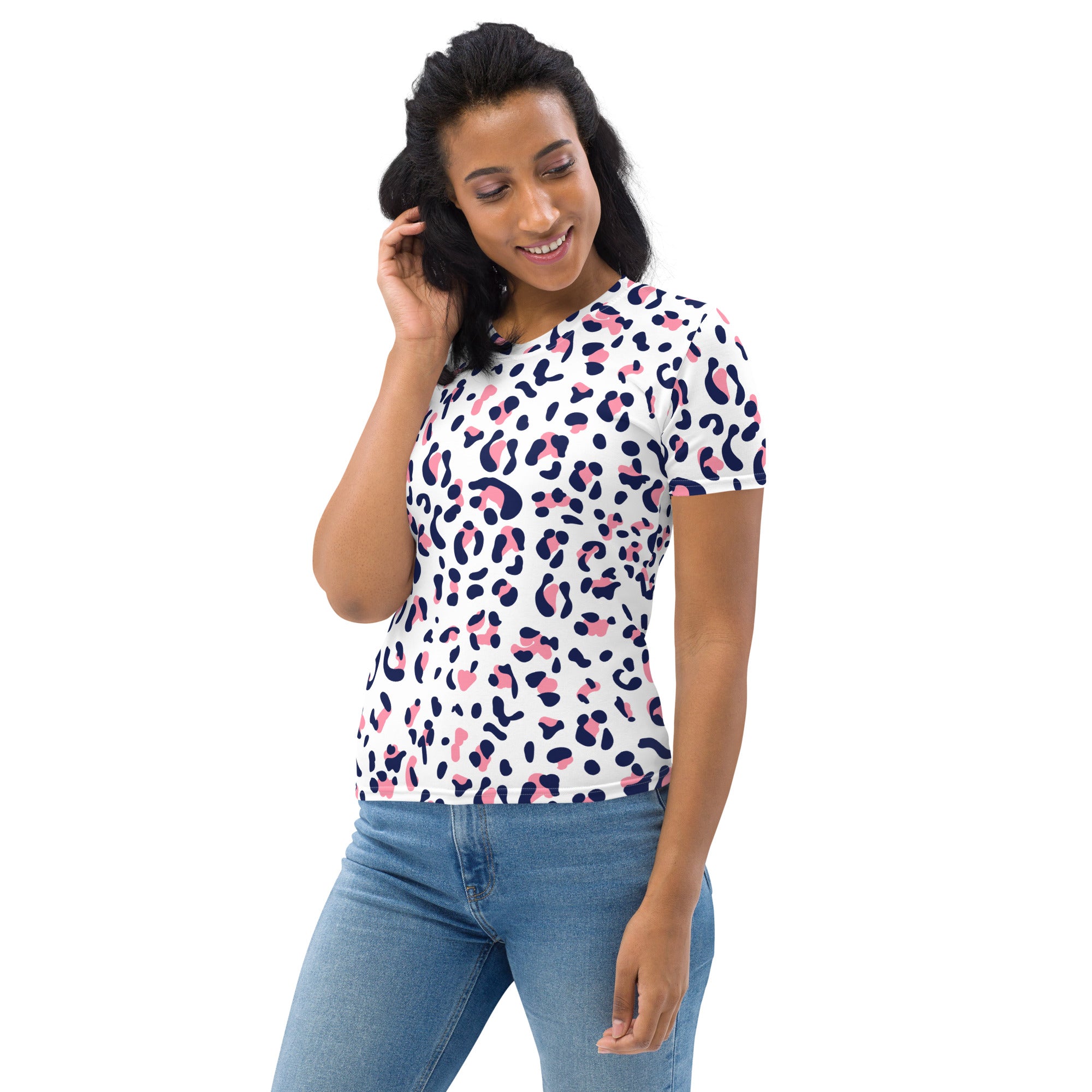 Women's T-shirt- Leopard skin IV