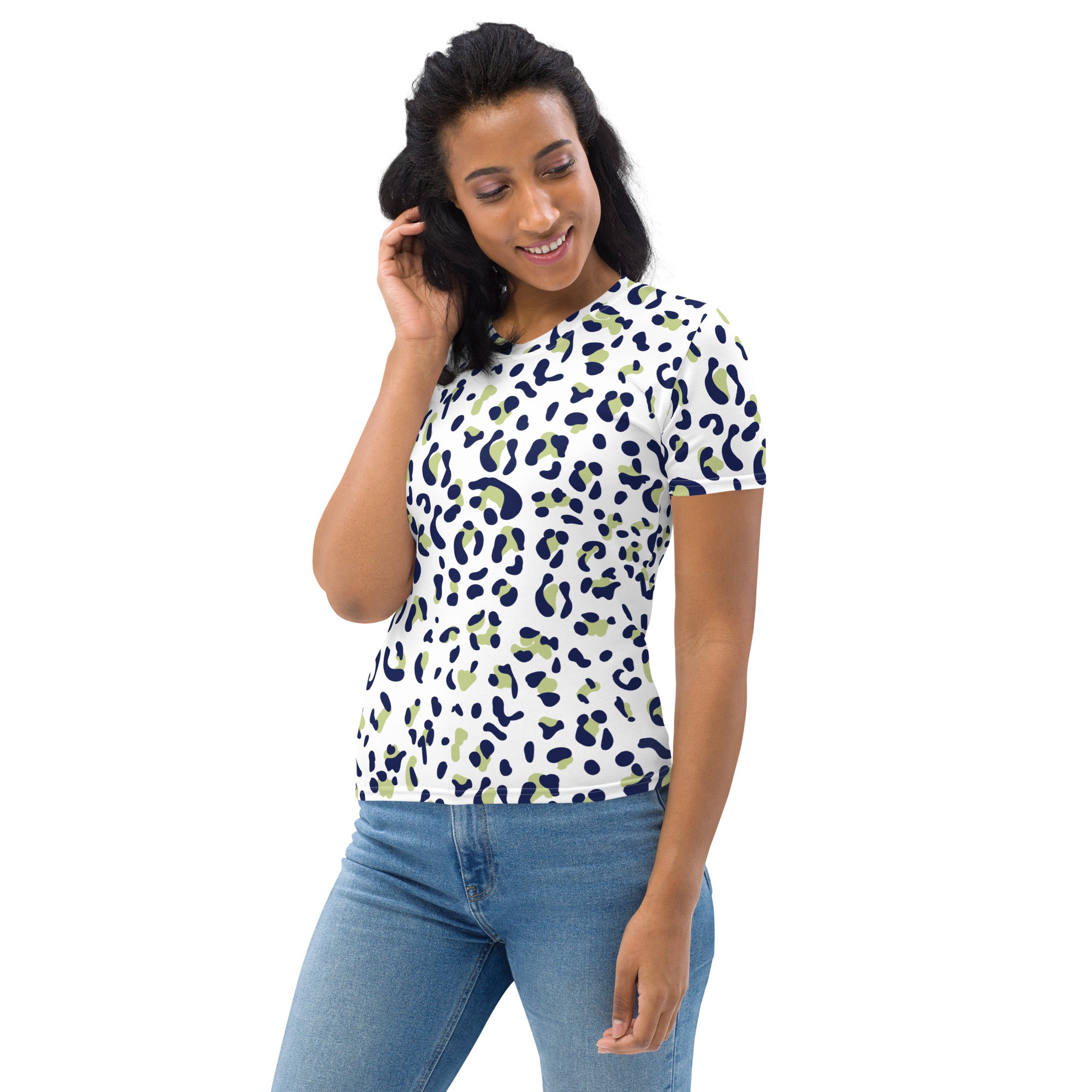 Women's T-shirt- Leopard skin III