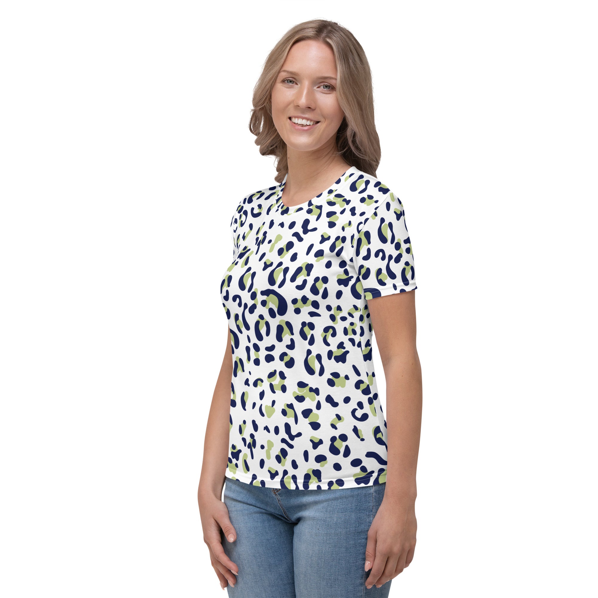 Women's T-shirt- Leopard skin III