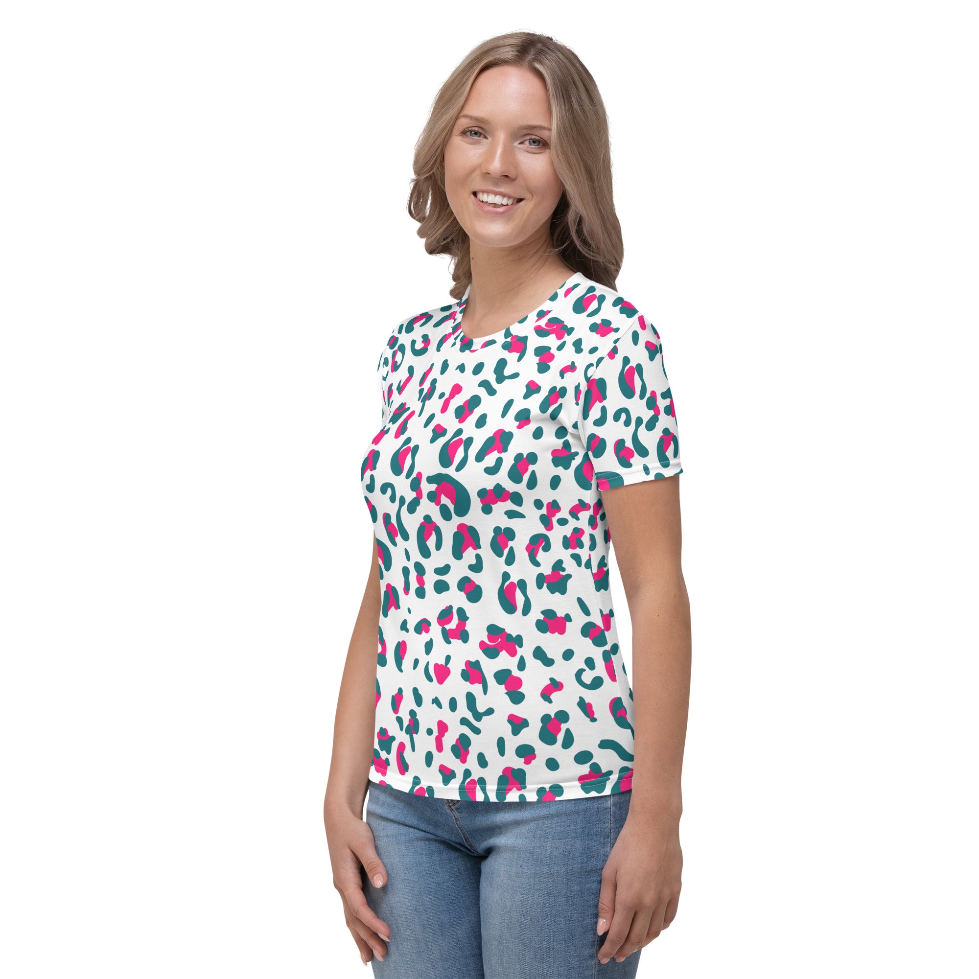 Women's T-shirt- Leopard skin I