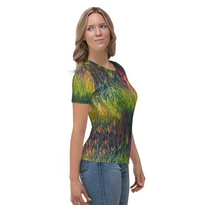 Women's T-shirt- Rainbow Forest Pattern IV