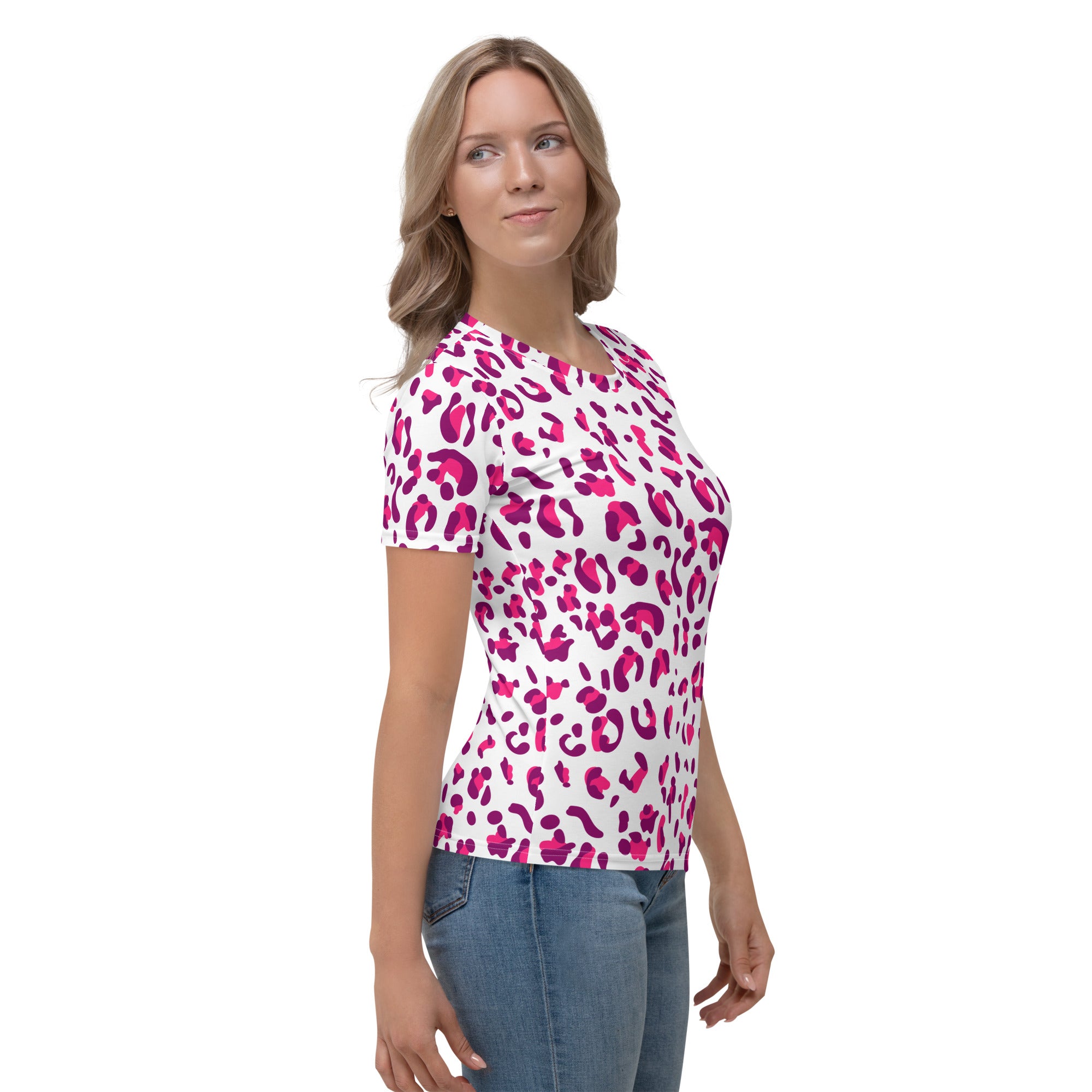 Women's T-shirt- Leopard skin VII