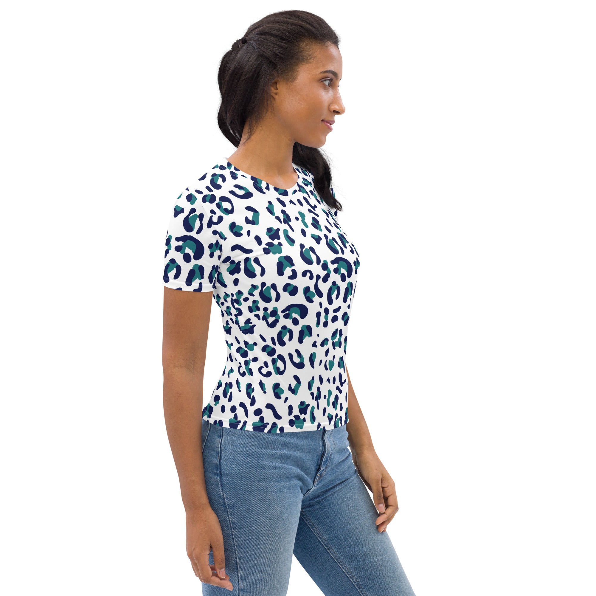 Women's T-shirt- Leopard skin VI