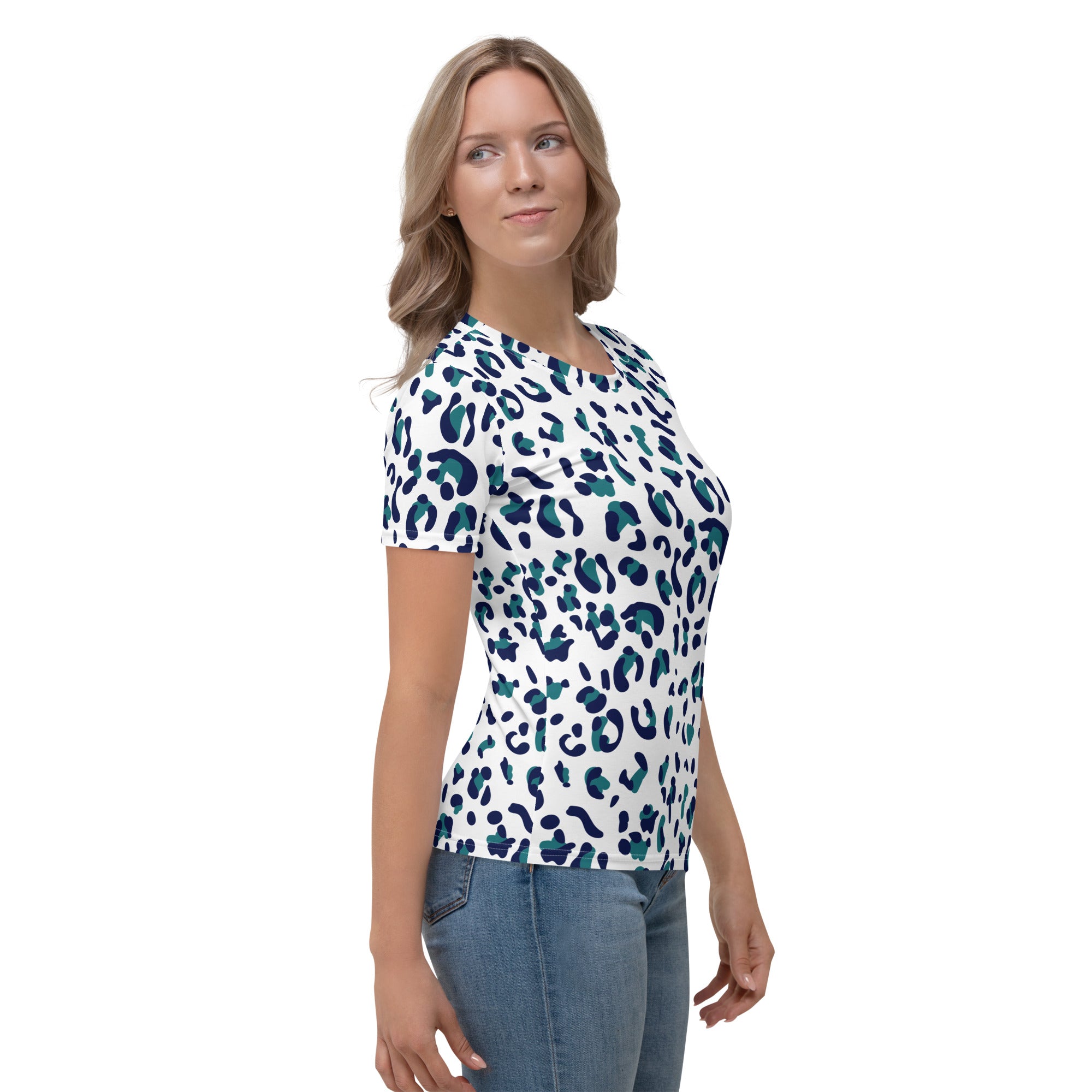 Women's T-shirt- Leopard skin VI