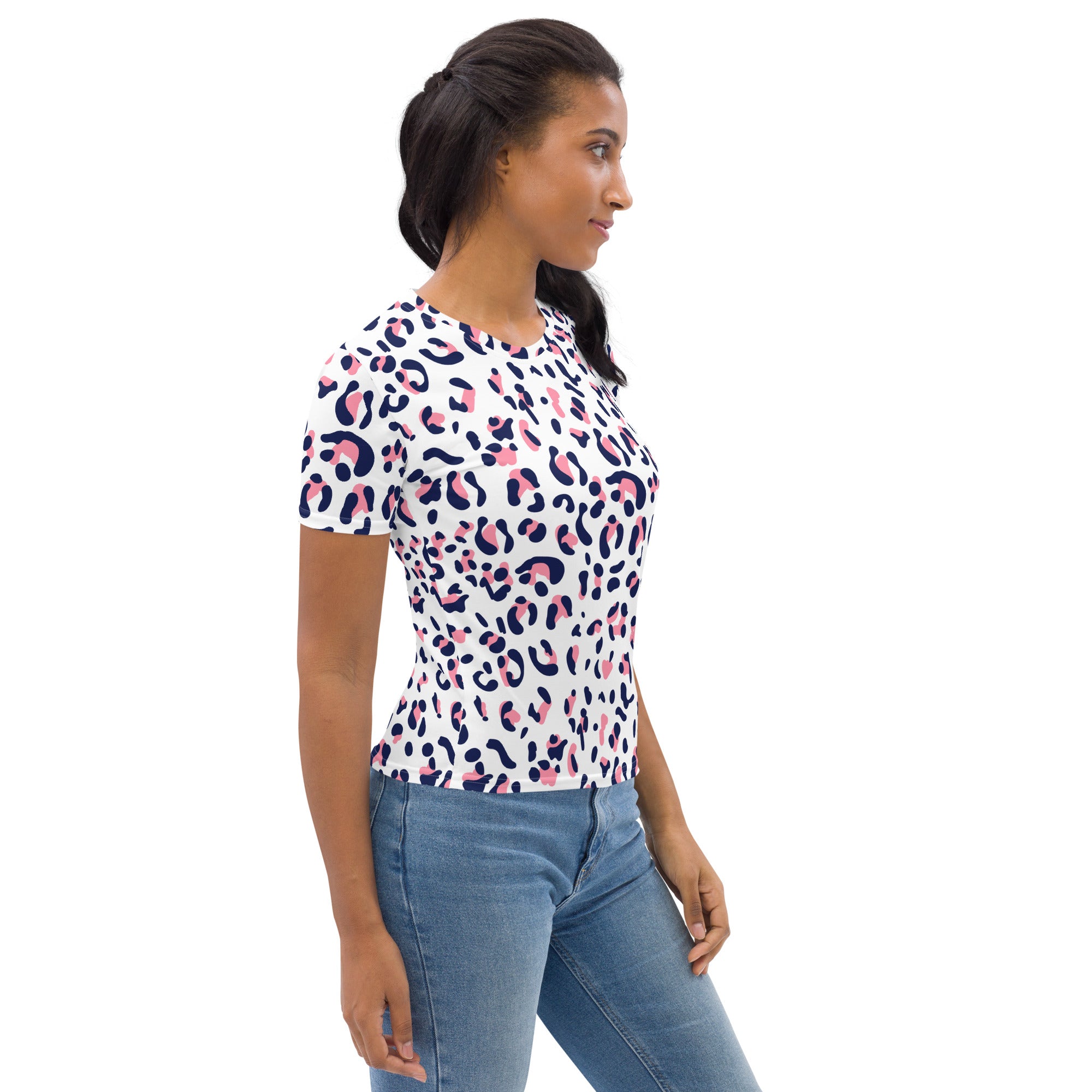 Women's T-shirt- Leopard skin IV