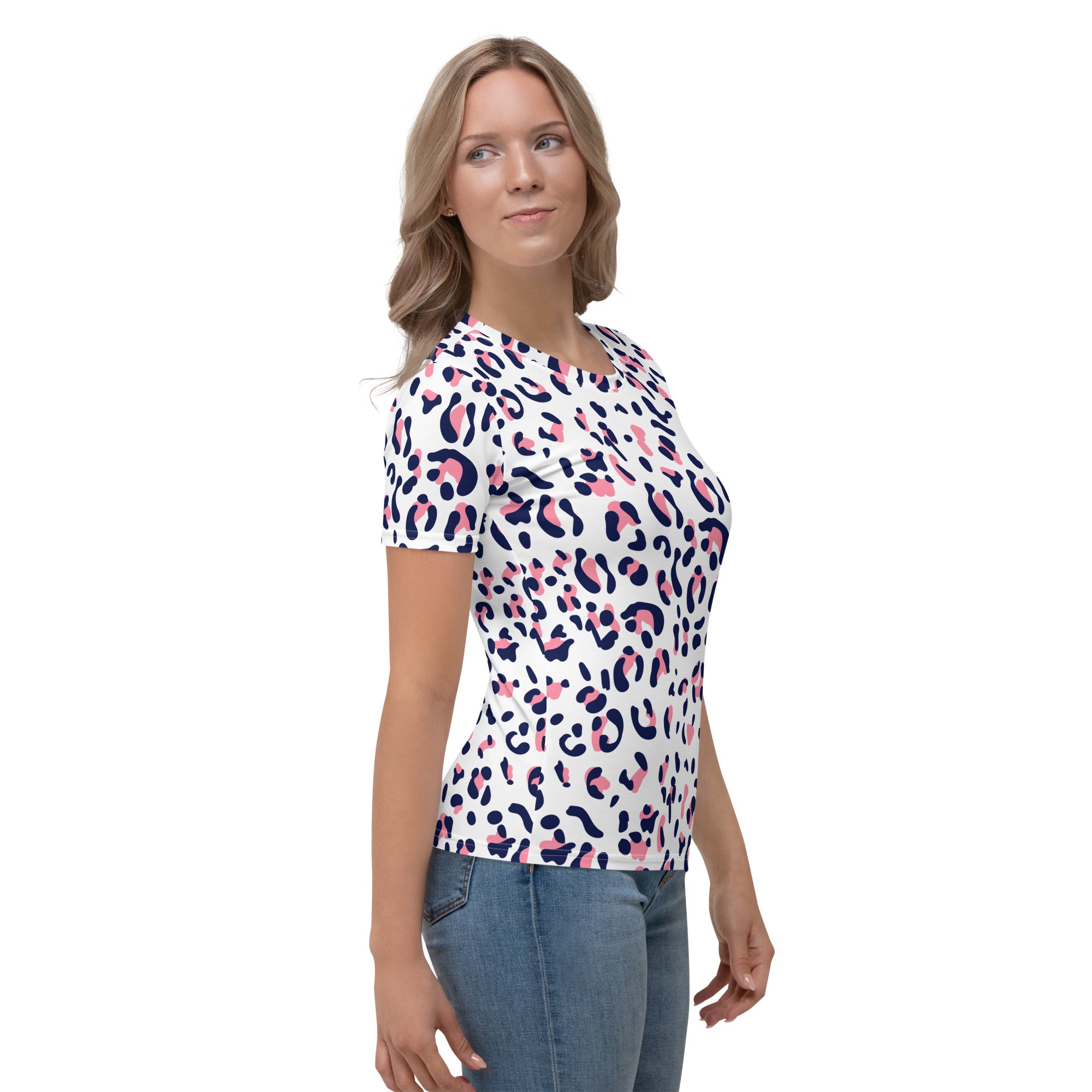 Women's T-shirt- Leopard skin IV