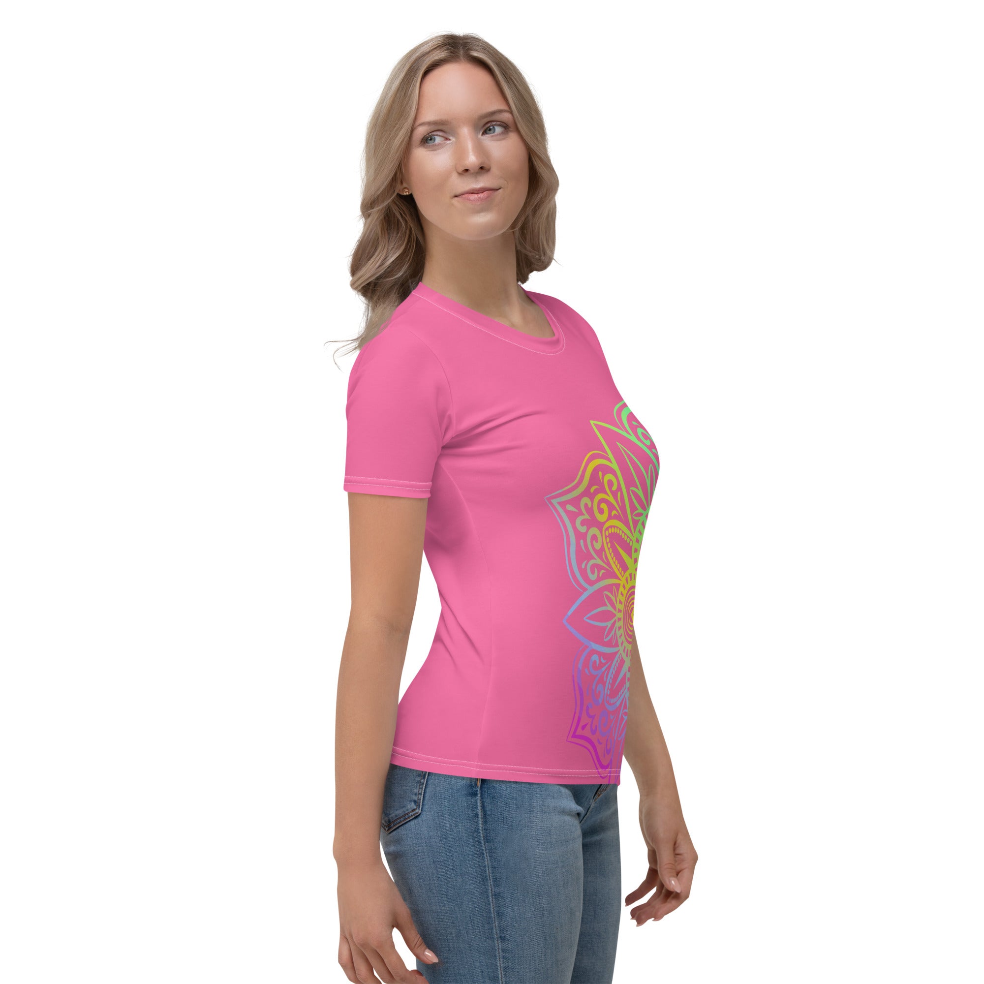 Women's T-shirt- Rose Mandala